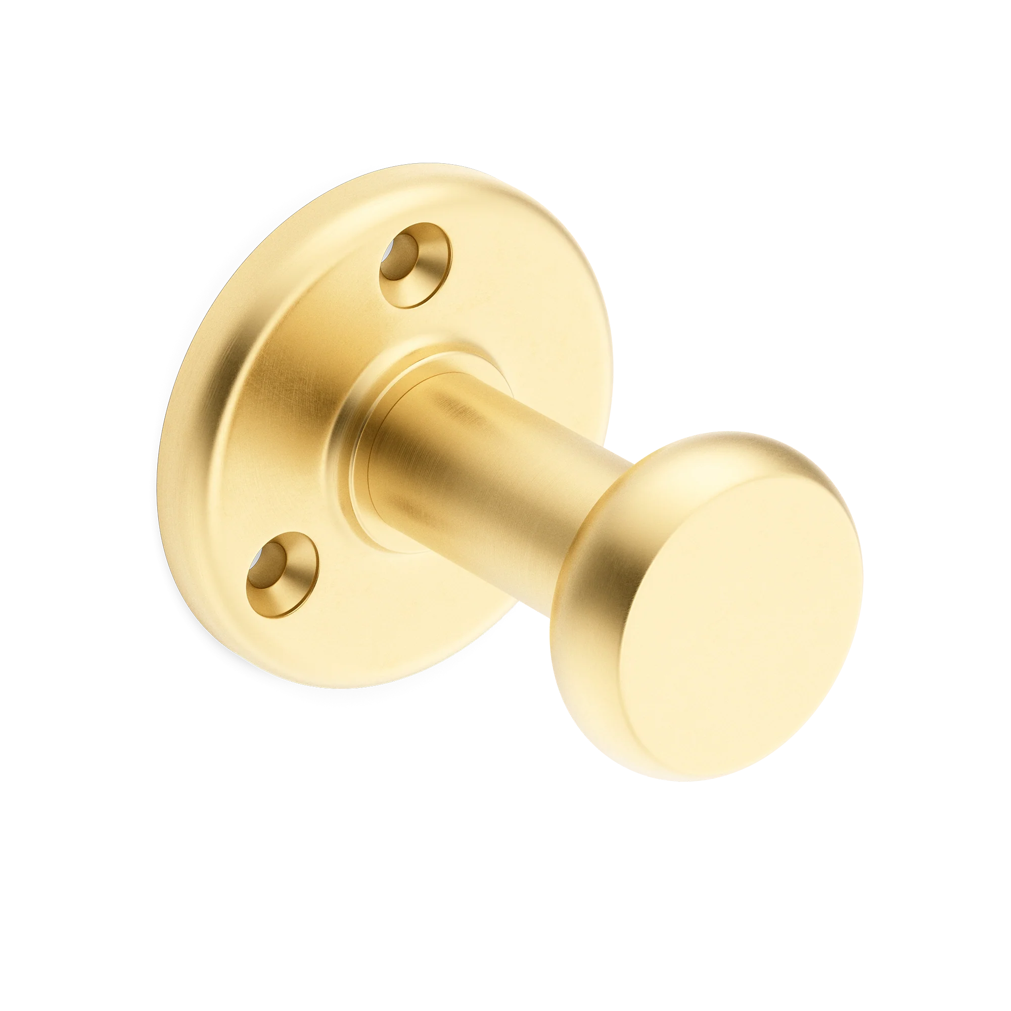 Armac Martin Cotswold Wall Hook in 54mm / Satin Brass Unlacquered
