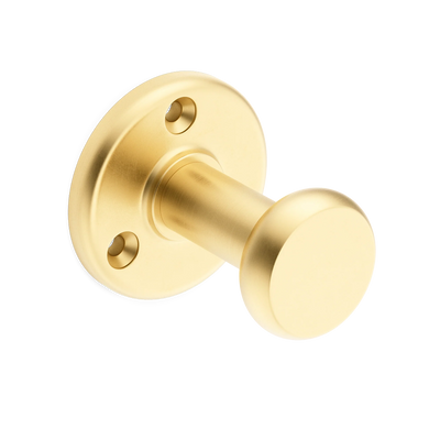 Armac Martin Cotswold Wall Hook in 54mm / Satin Brass Unlacquered