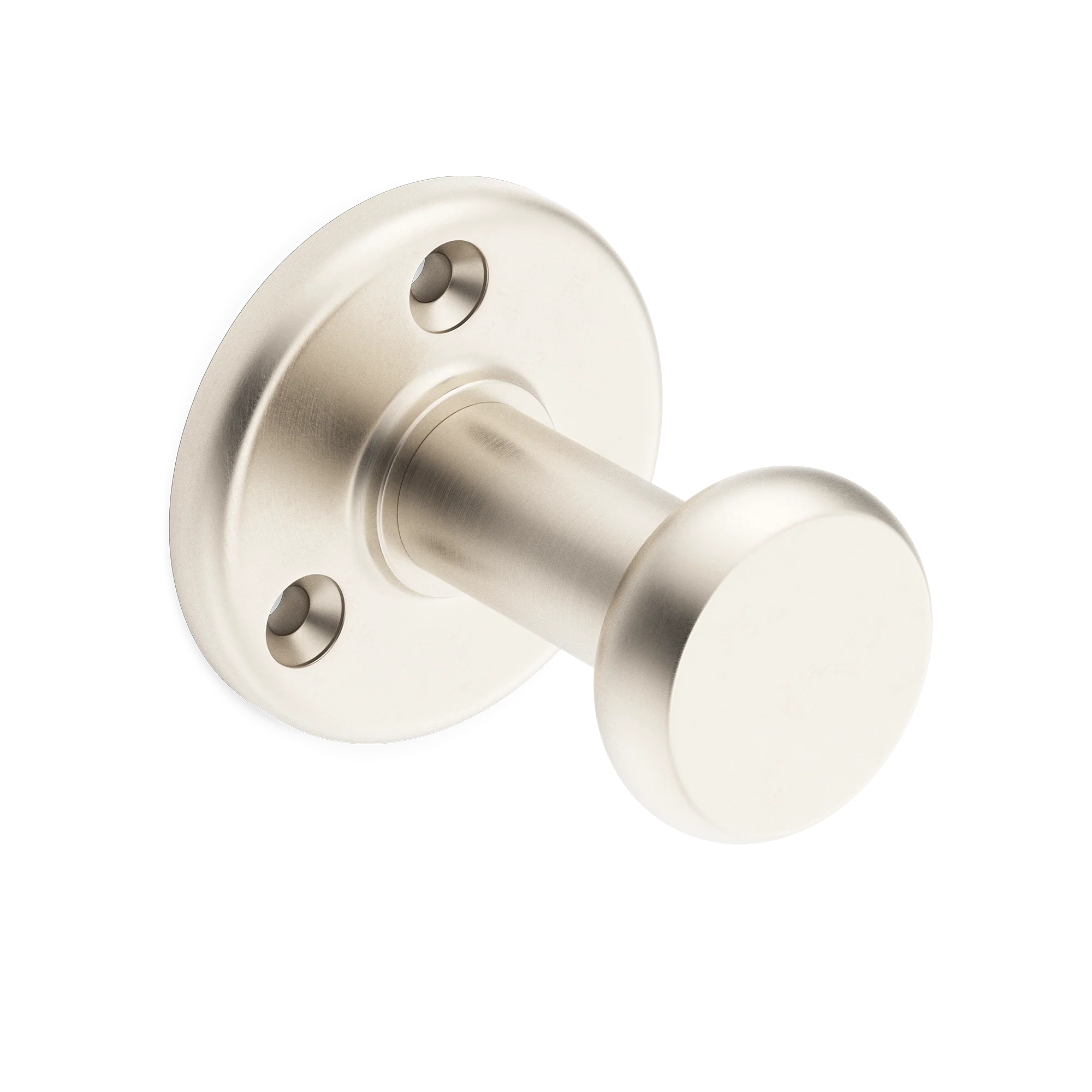 Armac Martin Cotswold Wall Hook in 54mm / Satin Nickel Plate
