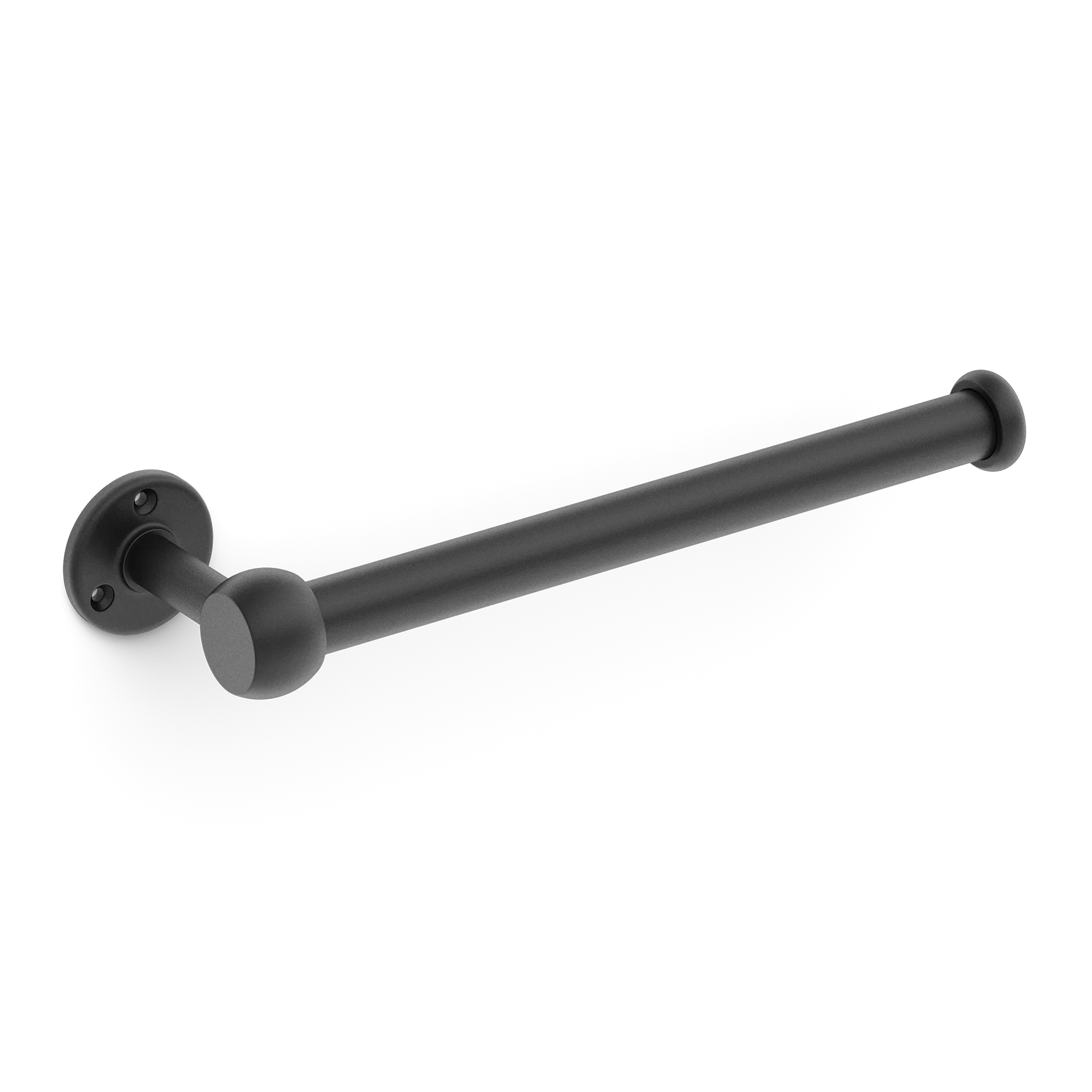 Armac Martin Cotswold Hand Towel Rail in 301mm / Matt Black Lacquered