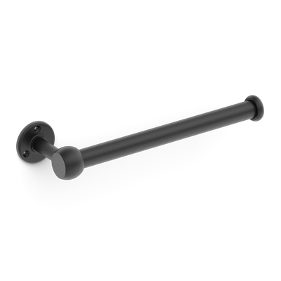 Armac Martin Cotswold Hand Towel Rail in 301mm / Matt Black Lacquered