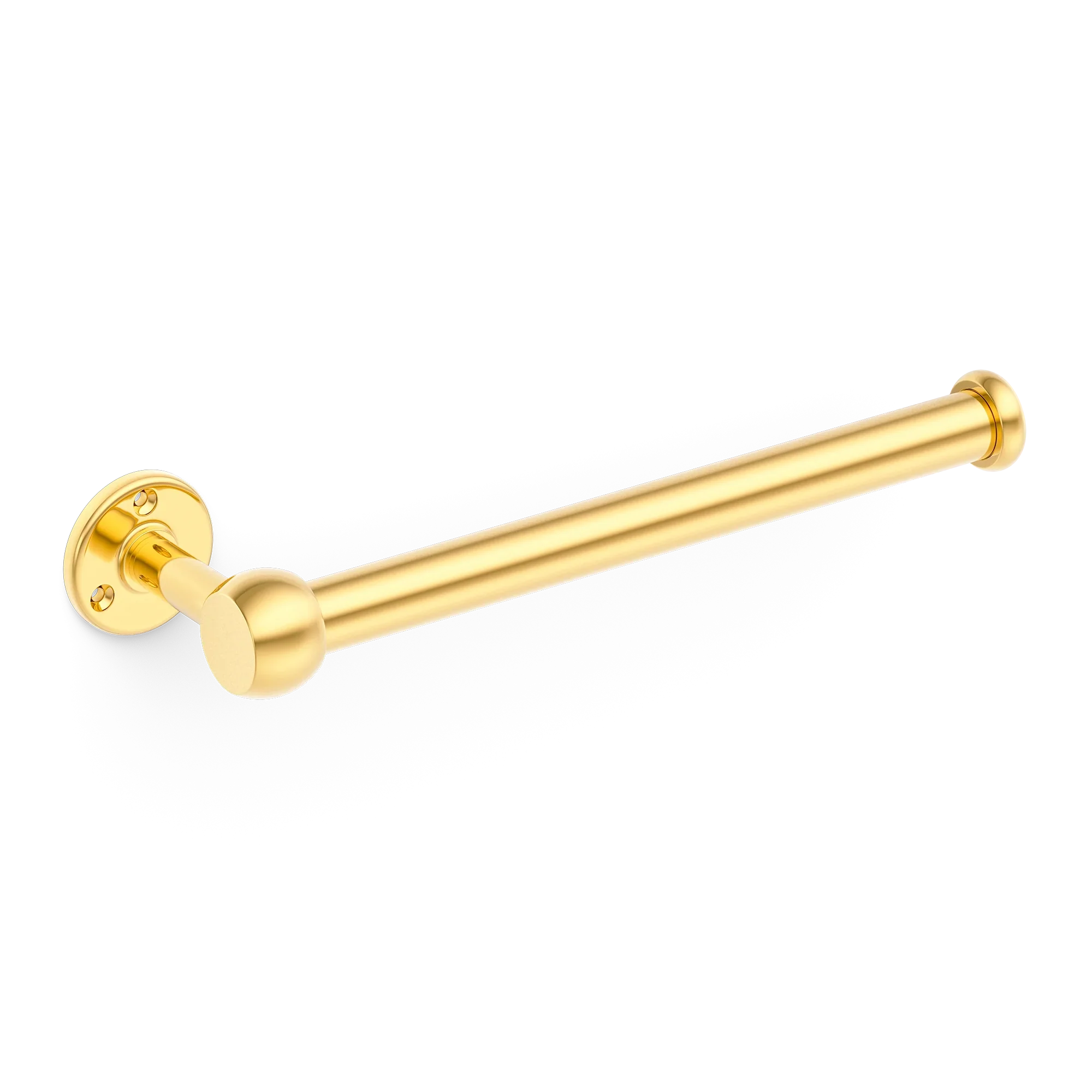 Armac Martin Cotswold Hand Towel Rail in 301mm / Polished Brass Lacquered