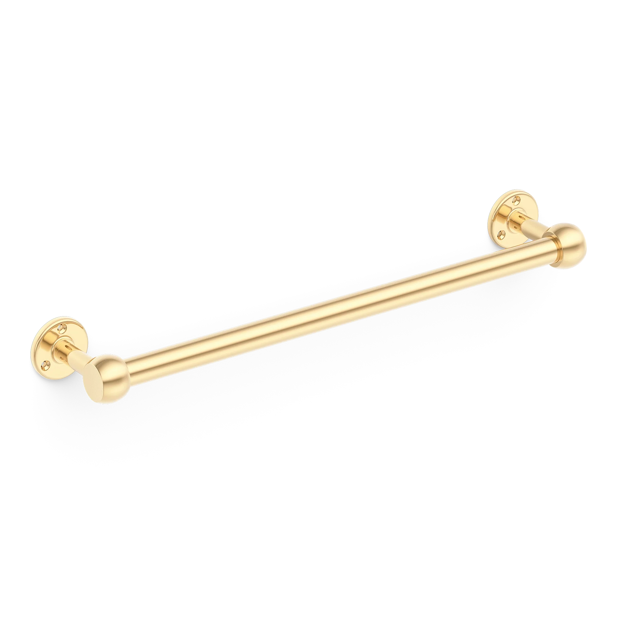 Armac Martin Cotswold Kitchen Towel Rail in 500mm / Polished Brass Unlacquered
