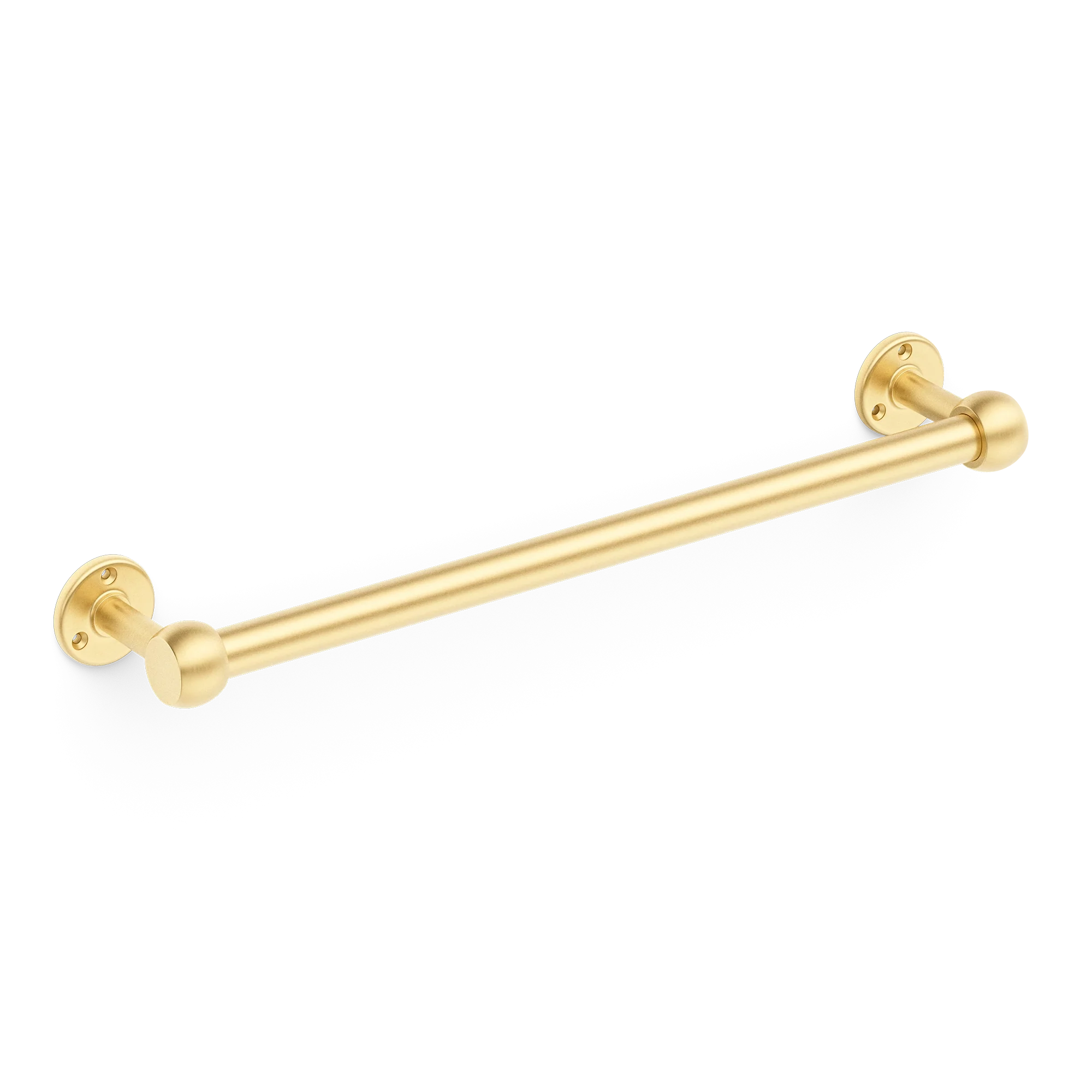 Armac Martin Cotswold Kitchen Towel Rail in 500mm / Satin Brass Unlacquered