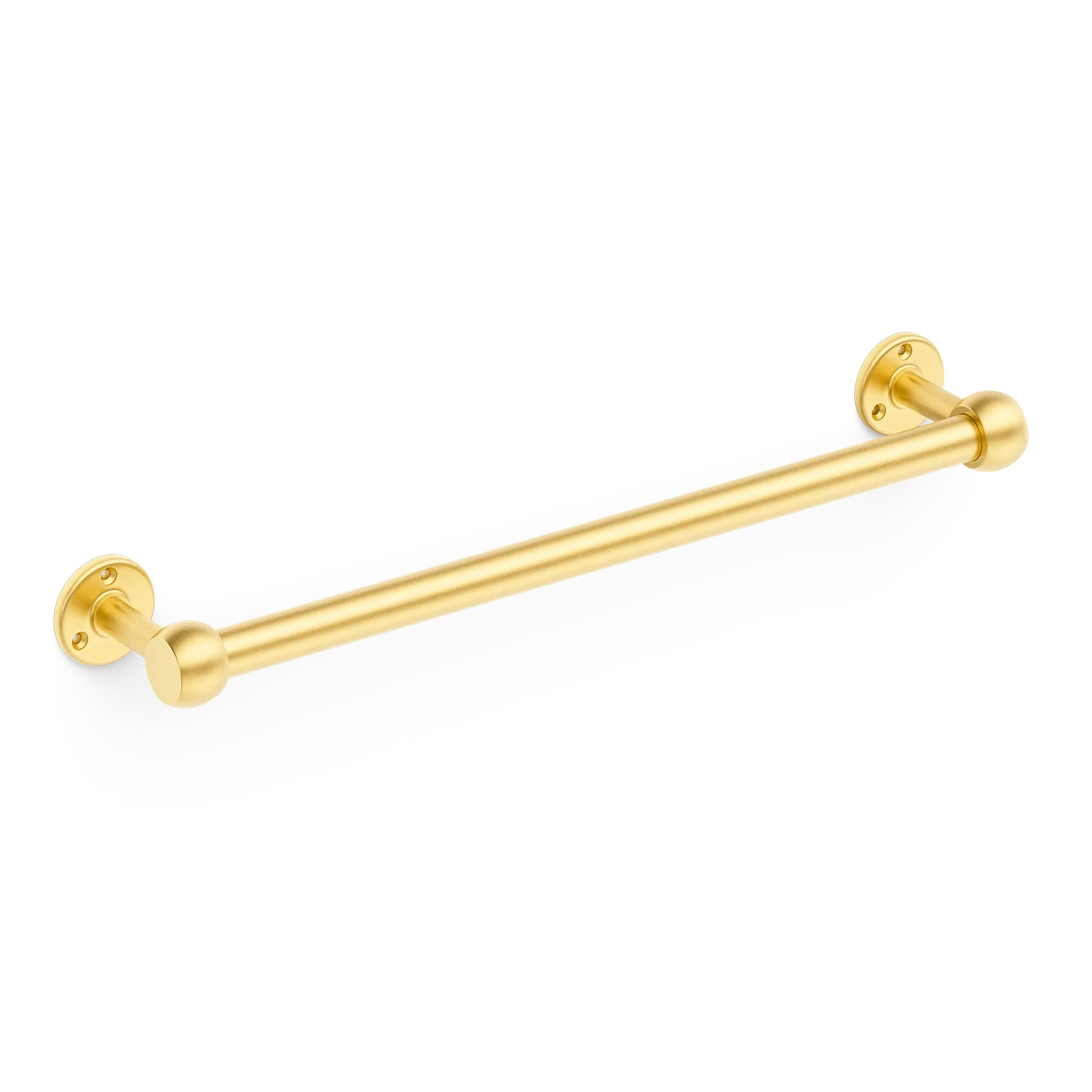 Armac Martin Cotswold Slim Kitchen Towel Rail in 500mm / Satin Brass Lacquered
