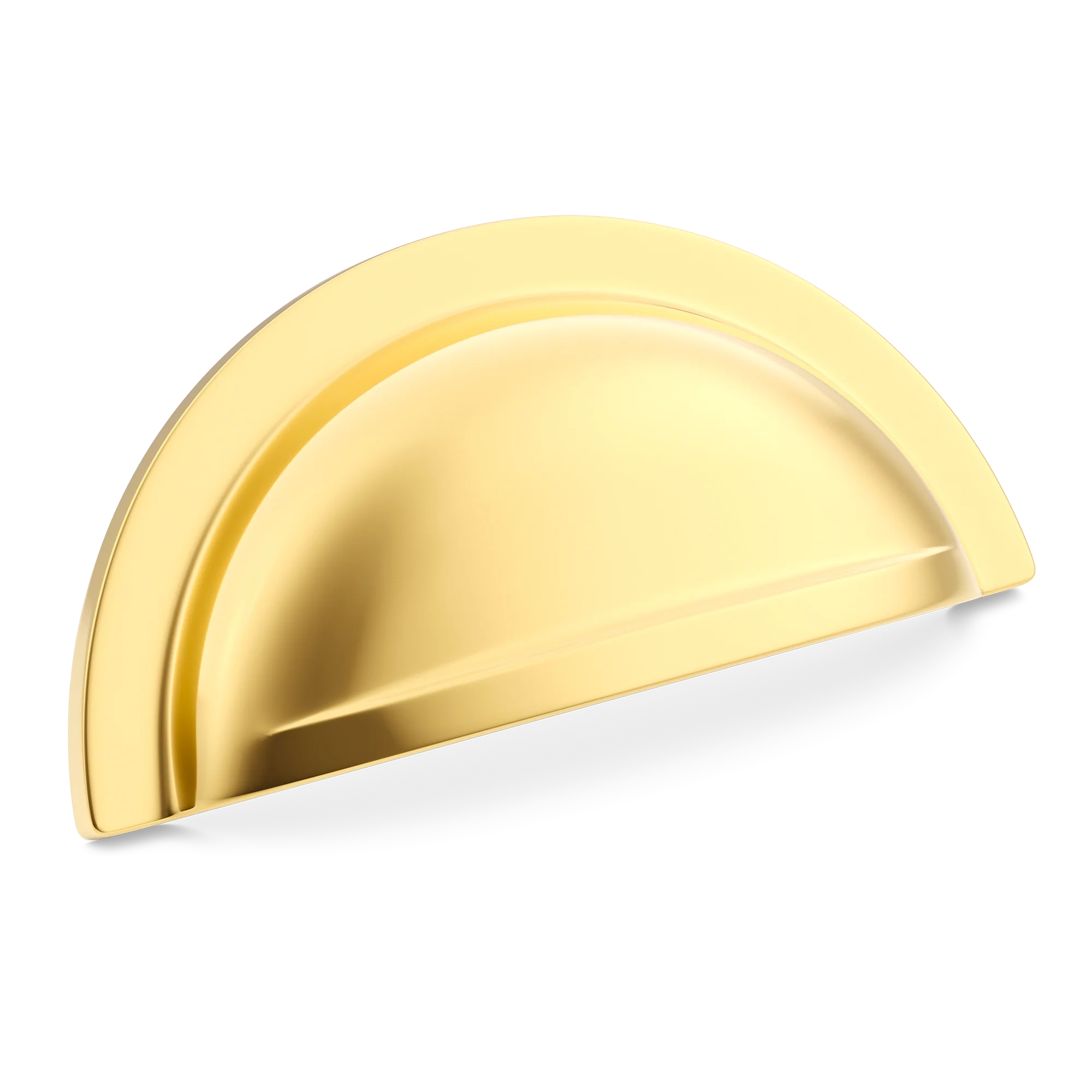 Armac Martin Cotswold Cup Pull in 92mm / Polished Brass Lacquered