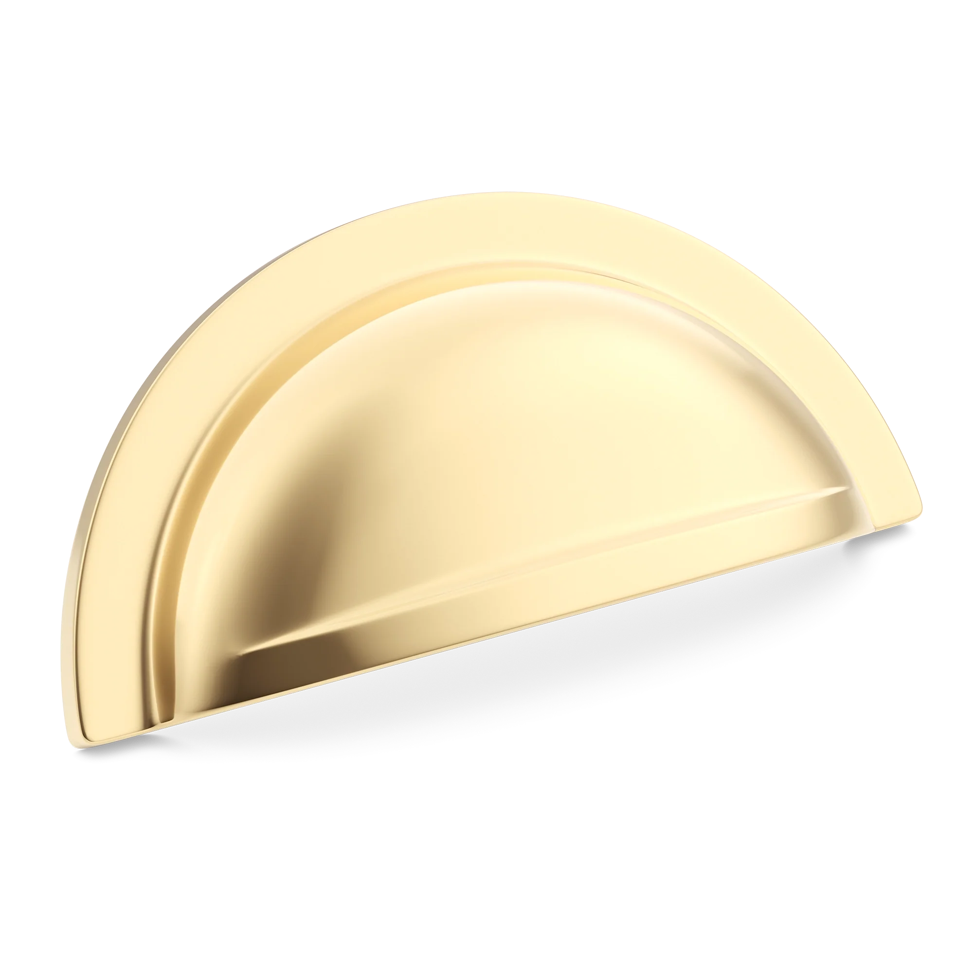 Armac Martin Cotswold Cup Pull in 92mm / Polished Brass Unlacquered