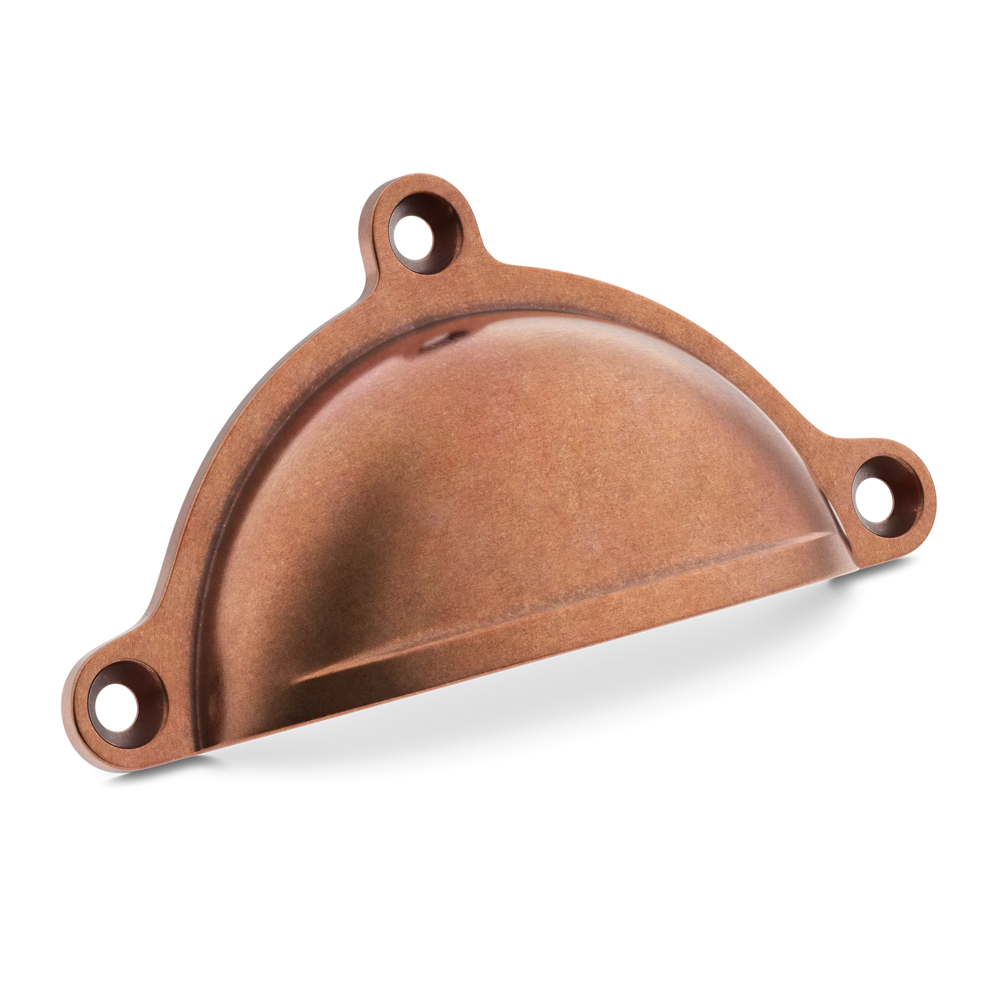 Armac Martin Cotswold Drawer Cup Pull in 98mm / Aged Copper