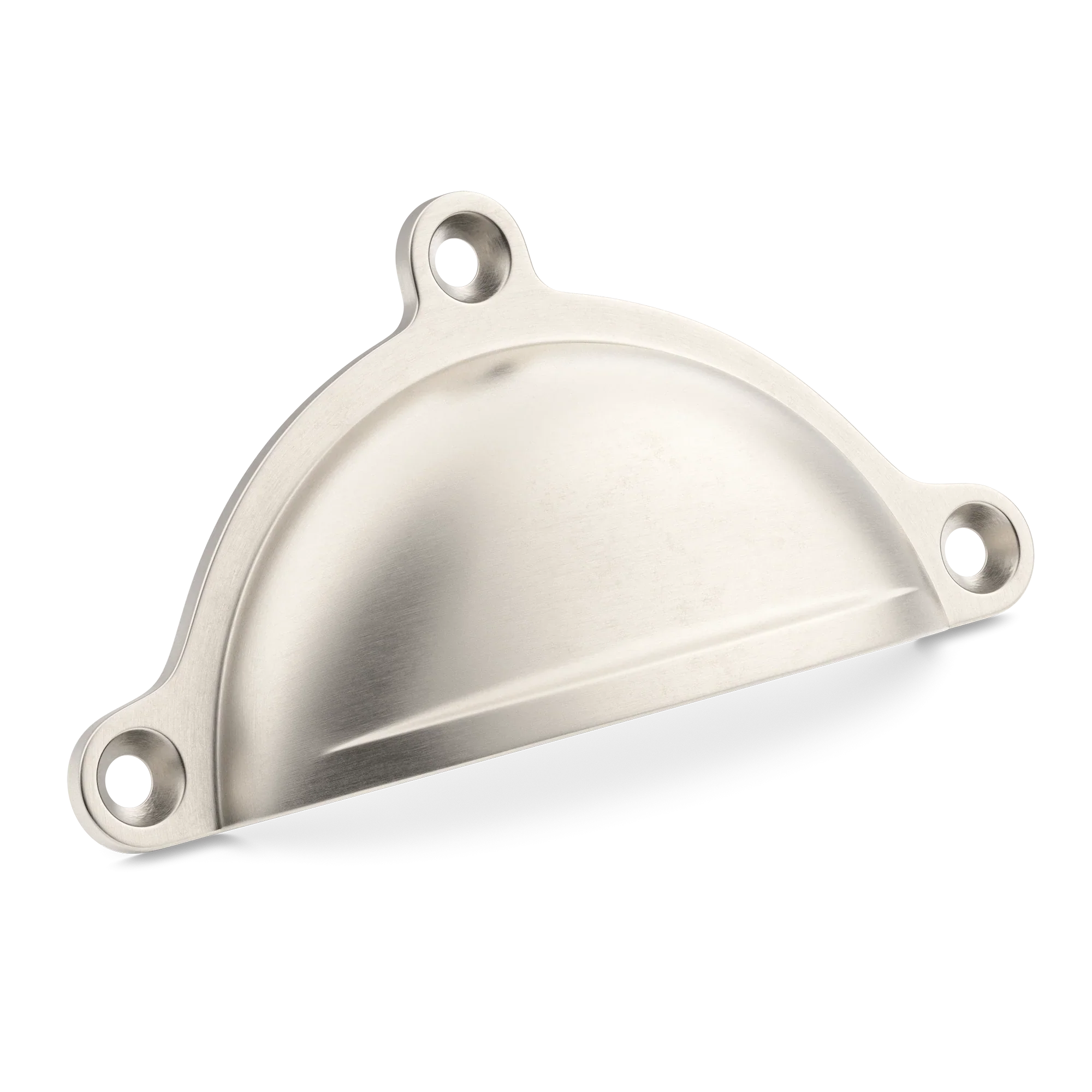 Armac Martin Cotswold Drawer Cup Pull in 98mm / Satin Nickel Plate