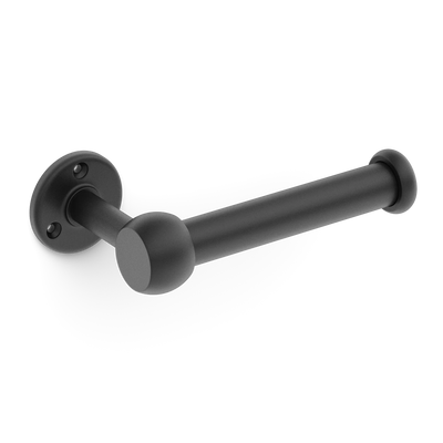Armac Martin Cotswold Toilet Roll Holder in 171mm / Matt Black Lacquered