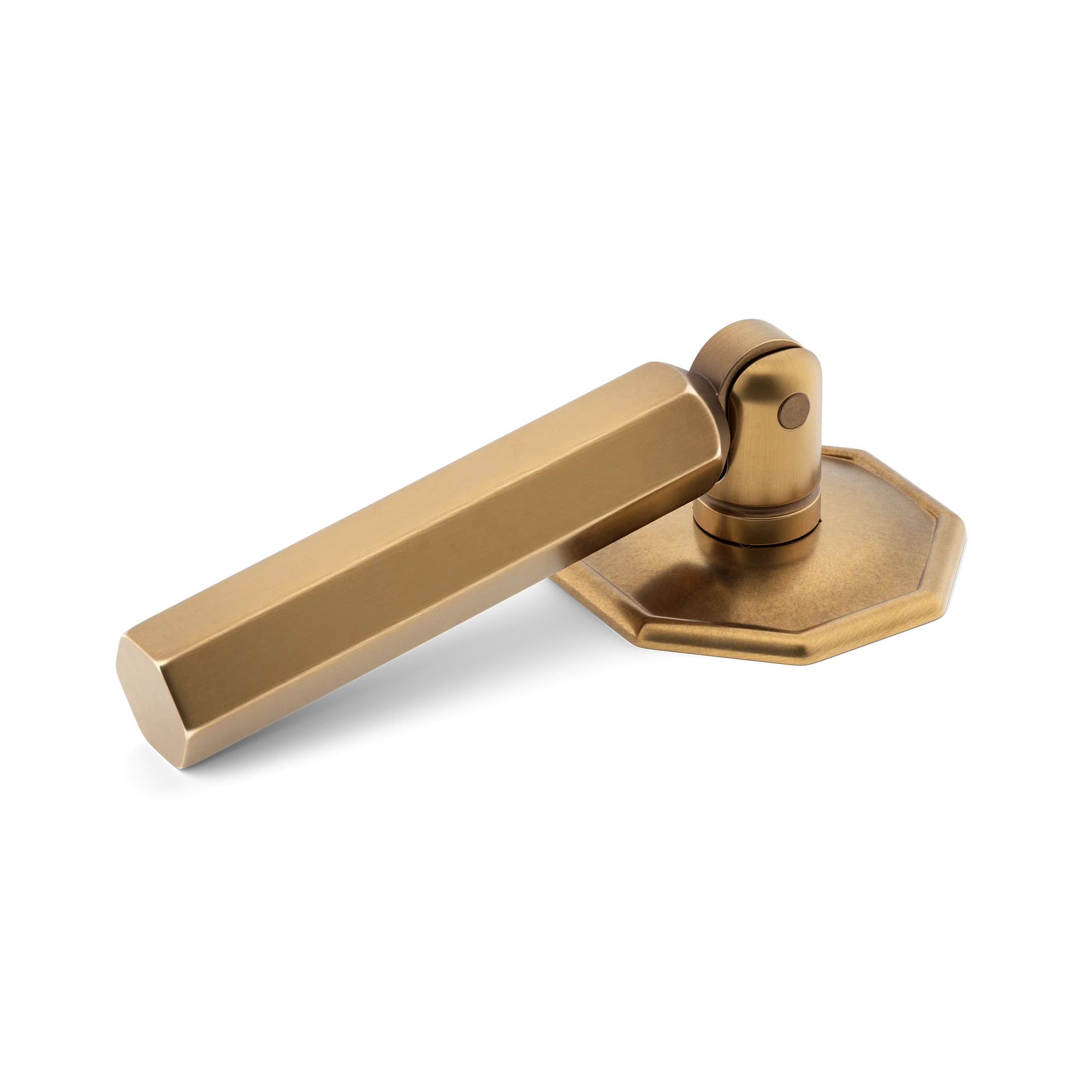 Armac Martin Crossways Hex Drop Handle in 38mm / Fine English Antique