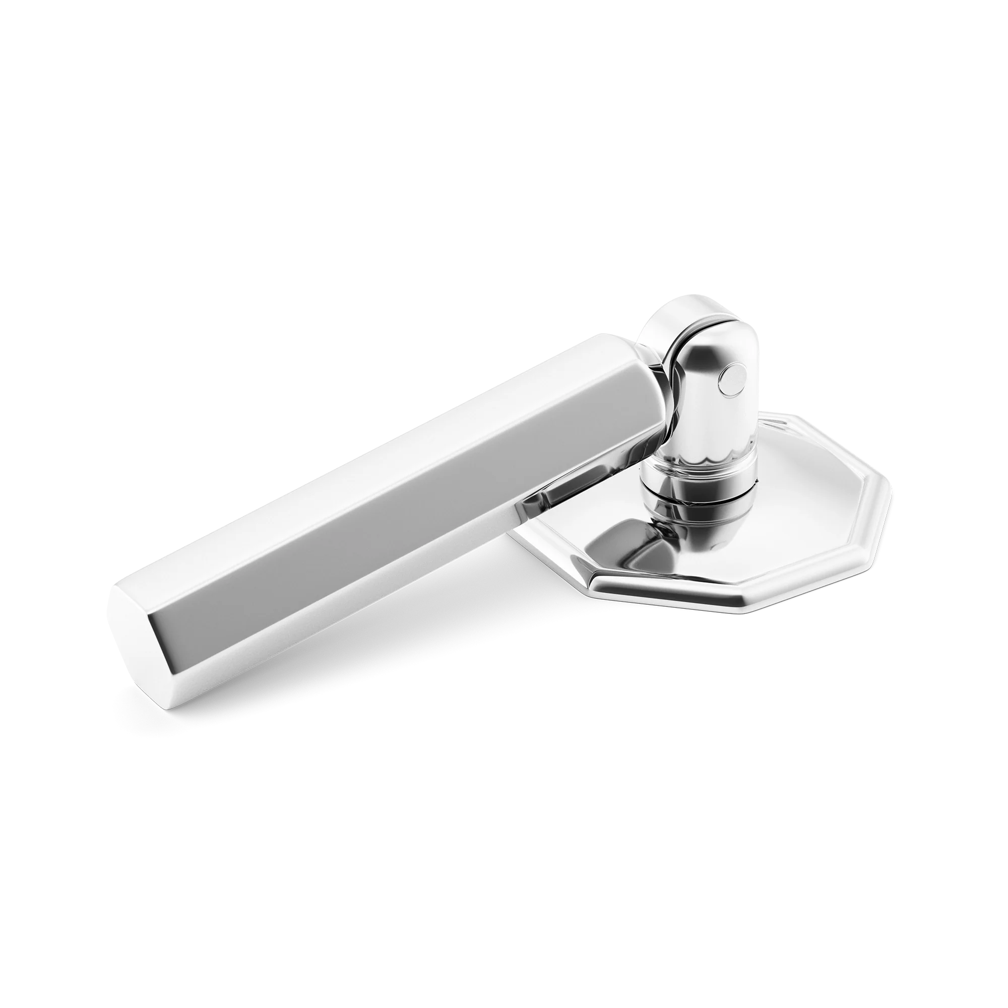 Armac Martin Crossways Hex Drop Handle in 38mm / Polished Chrome Plate