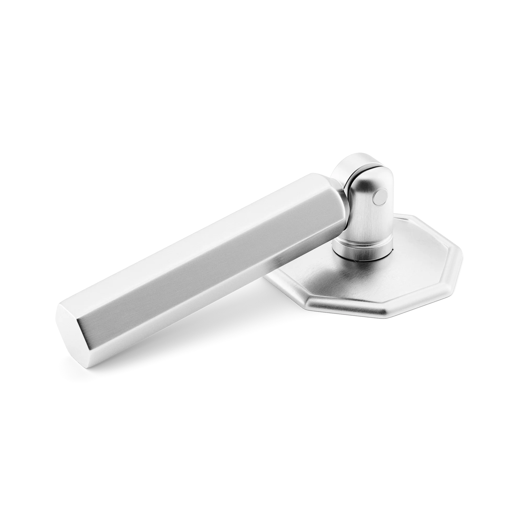 Armac Martin Crossways Hex Drop Handle in 38mm / Satin Chrome Plate