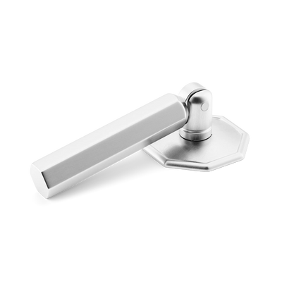 Armac Martin Crossways Hex Drop Handle in 38mm / Satin Chrome Plate