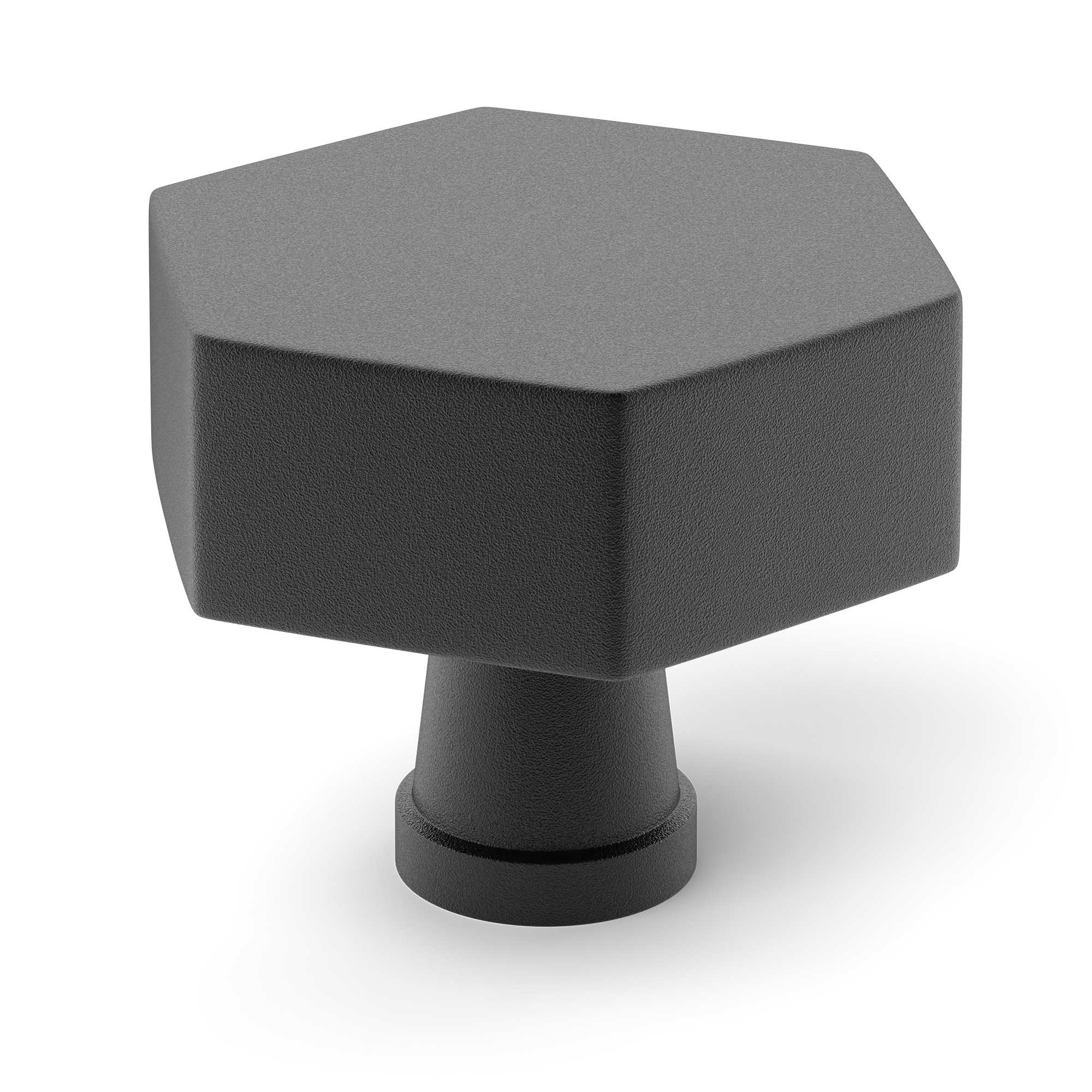 Armac Martin Crossways Cabinet Knob in 32mm / Matt Black Lacquered