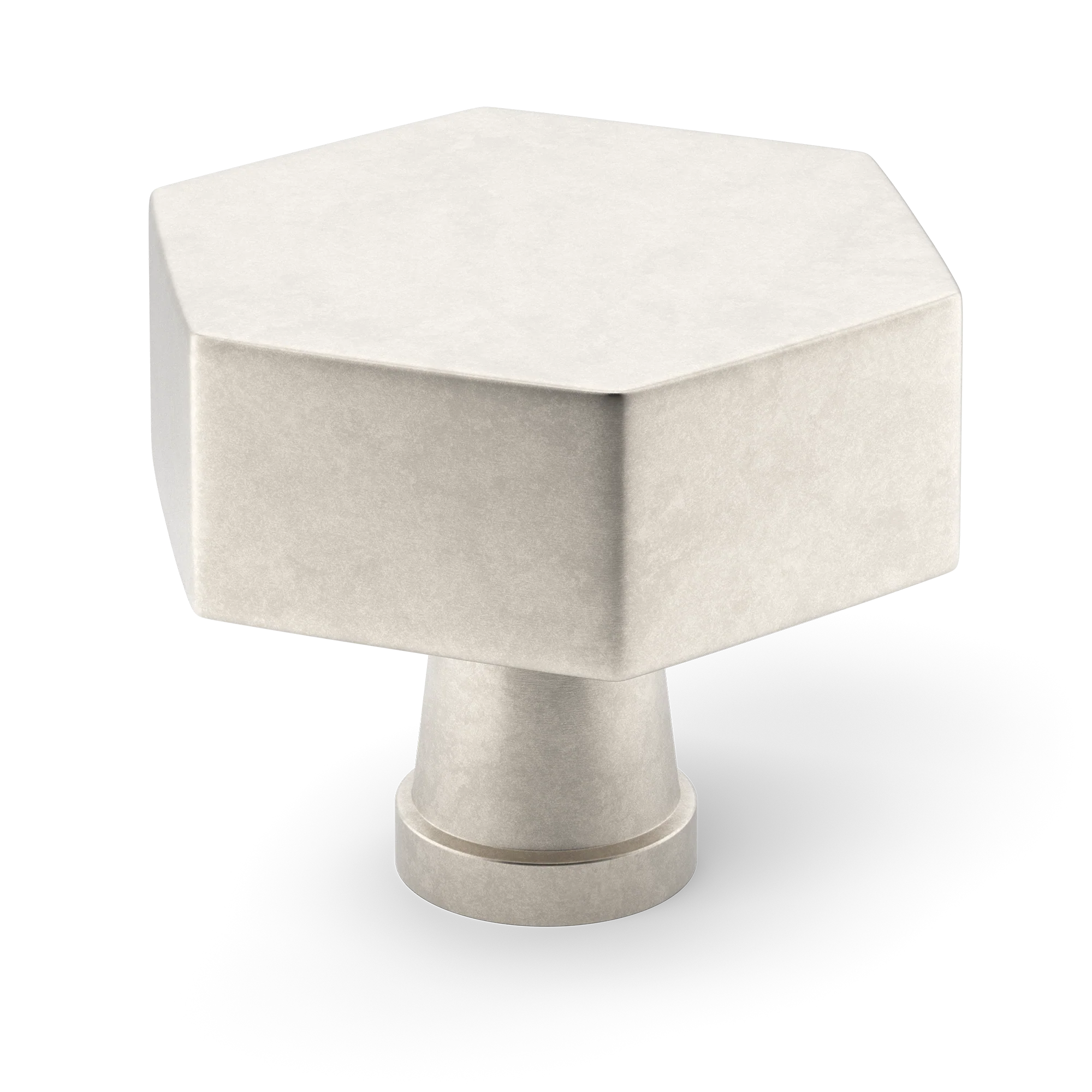 Armac Martin Crossways Cabinet Knob in 32mm / Barrelled Nickel Plate