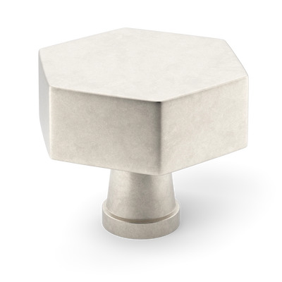 Armac Martin Crossways Cabinet Knob in 32mm / Barrelled Nickel Plate