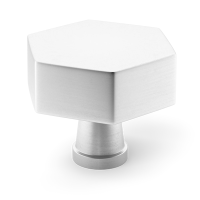 Armac Martin Crossways Cabinet Knob in 32mm / Satin Chrome Plate