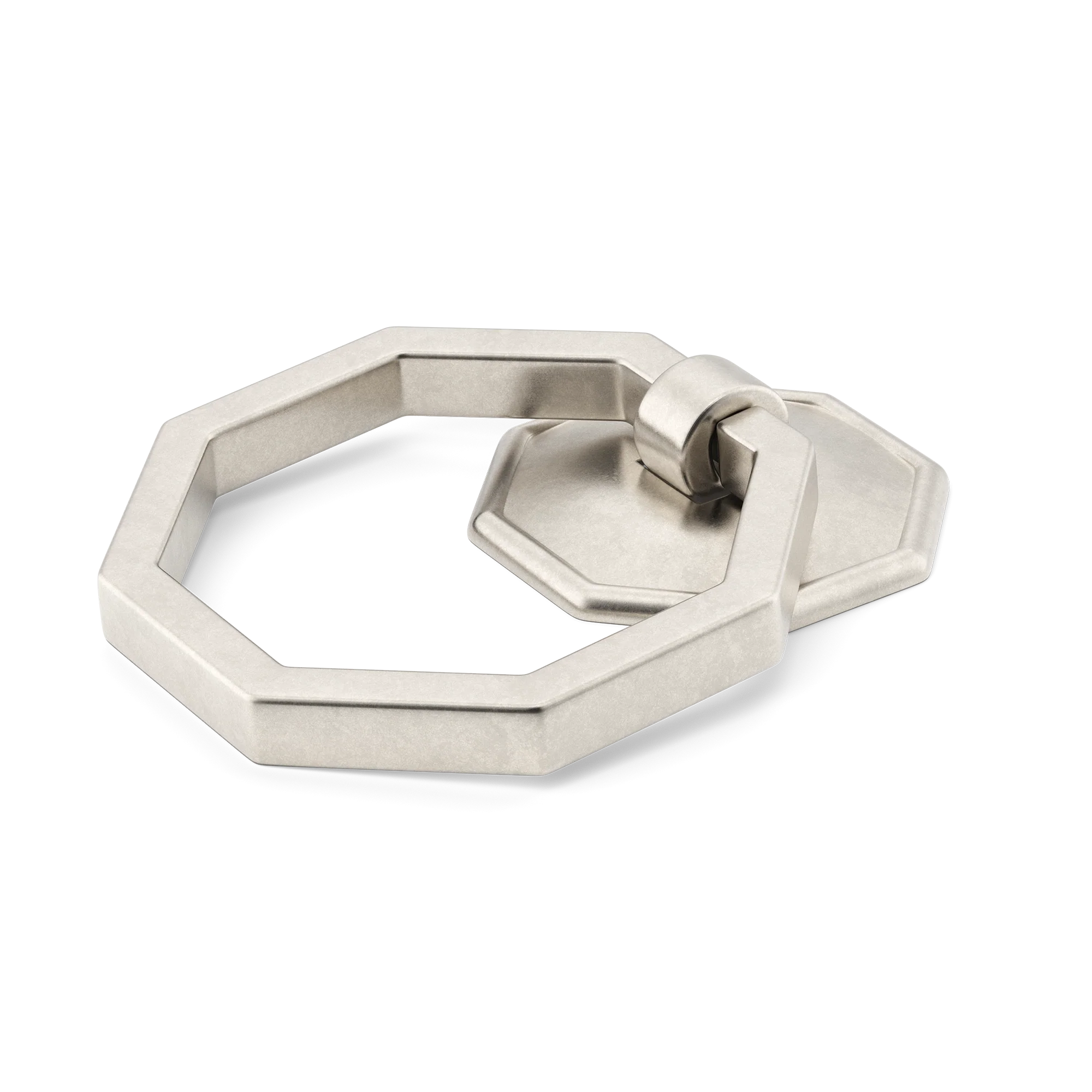 Armac Martin Crossways Cabinet Ring Pull in 36mm / Barrelled Nickel Plate