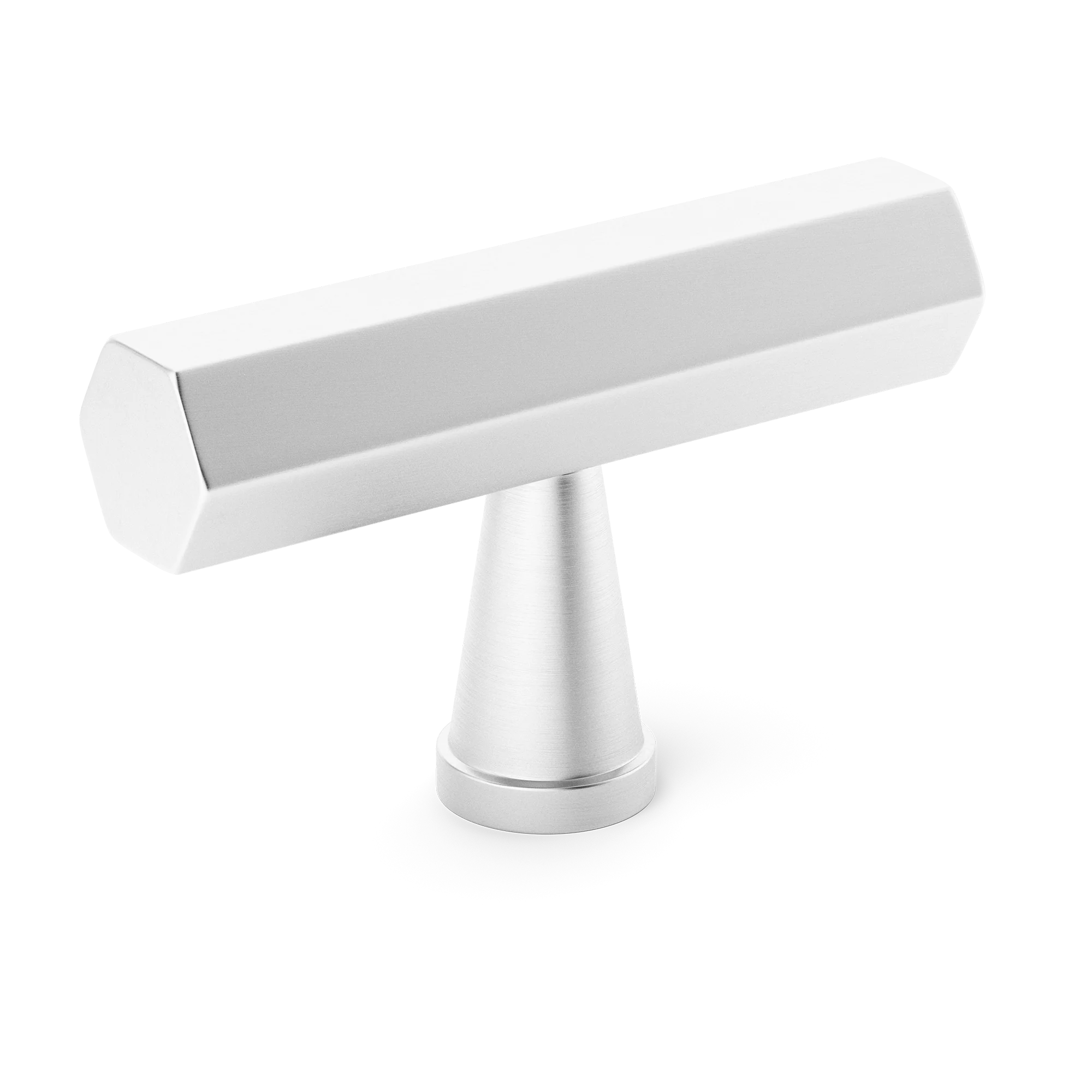 Armac Martin Crossways T-bar Handle in 55mm / Satin Chrome Plate