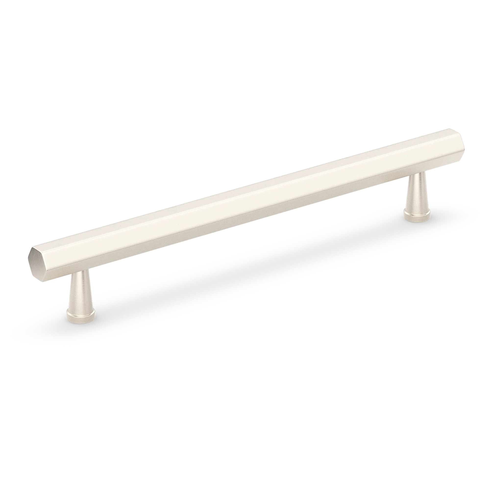 Armac Martin Crossways Cabinet Handle in 64mm / Satin Nickel Plate