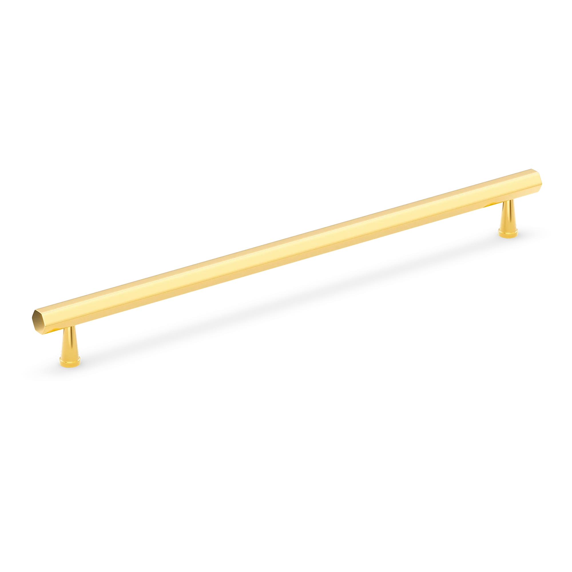 Armac Martin Crossways Appliance Pull in 384mm / Polished Brass Lacquered