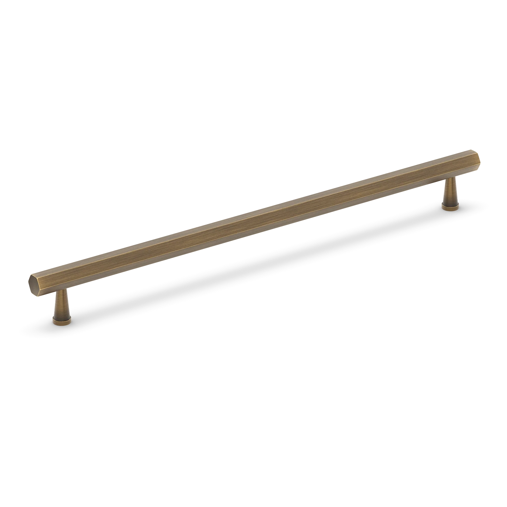 Armac Martin Crossways Appliance Pull in 384mm / Satin Antique Satin Lacquered