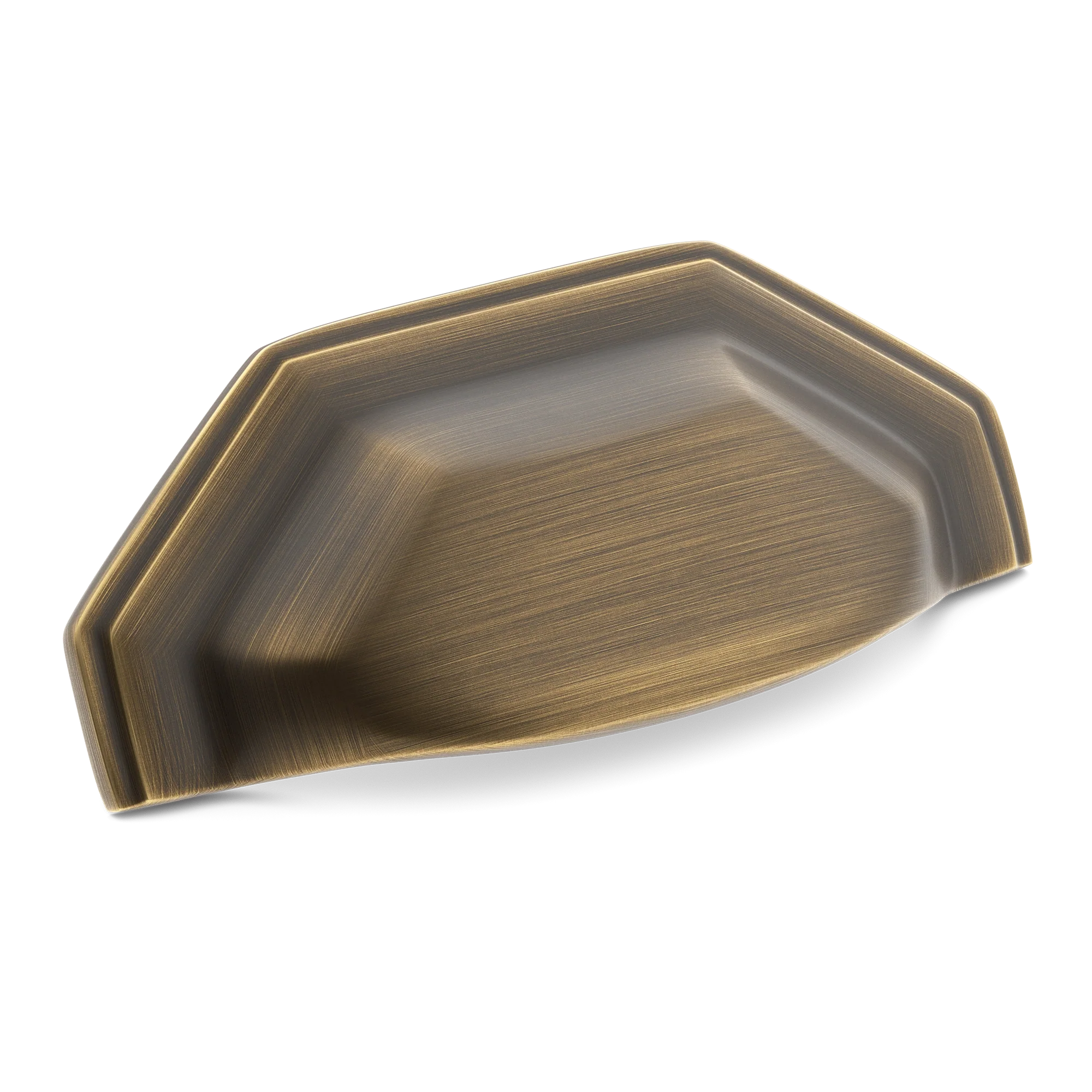 Armac Martin Crossways Cup Pull in 104mm / Satin Antique Satin Lacquered