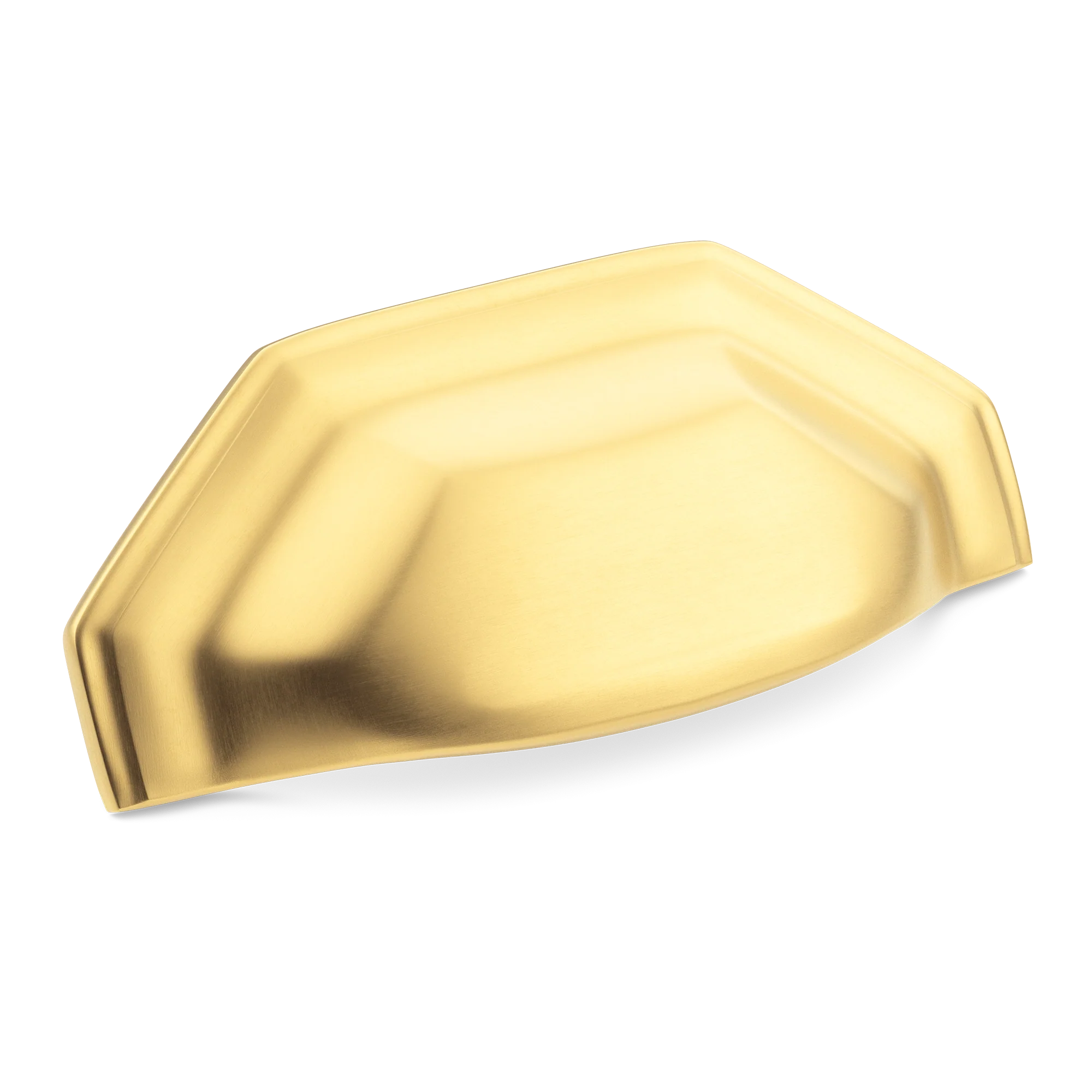 Armac Martin Crossways Cup Pull in 104mm / Satin Brass Lacquered