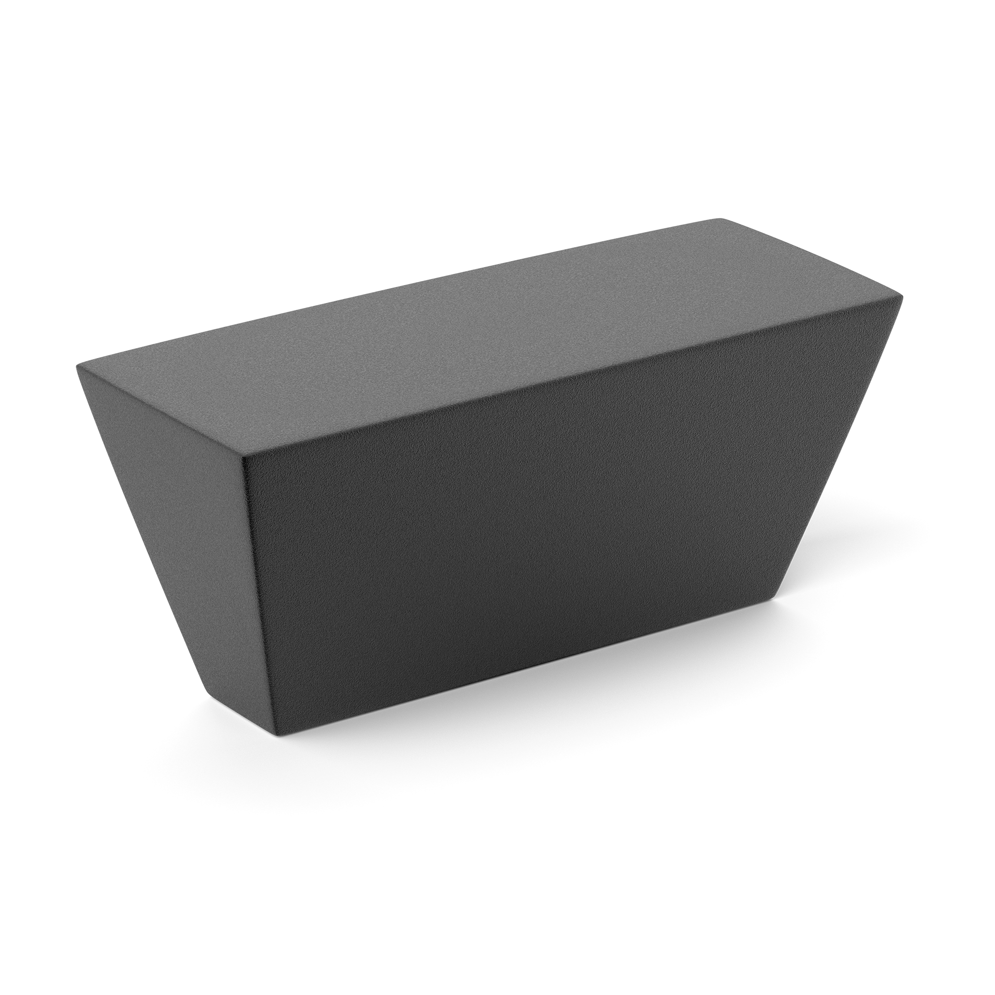 Armac Martin Croxford Finger Pull in 50mm / Matt Black Lacquered