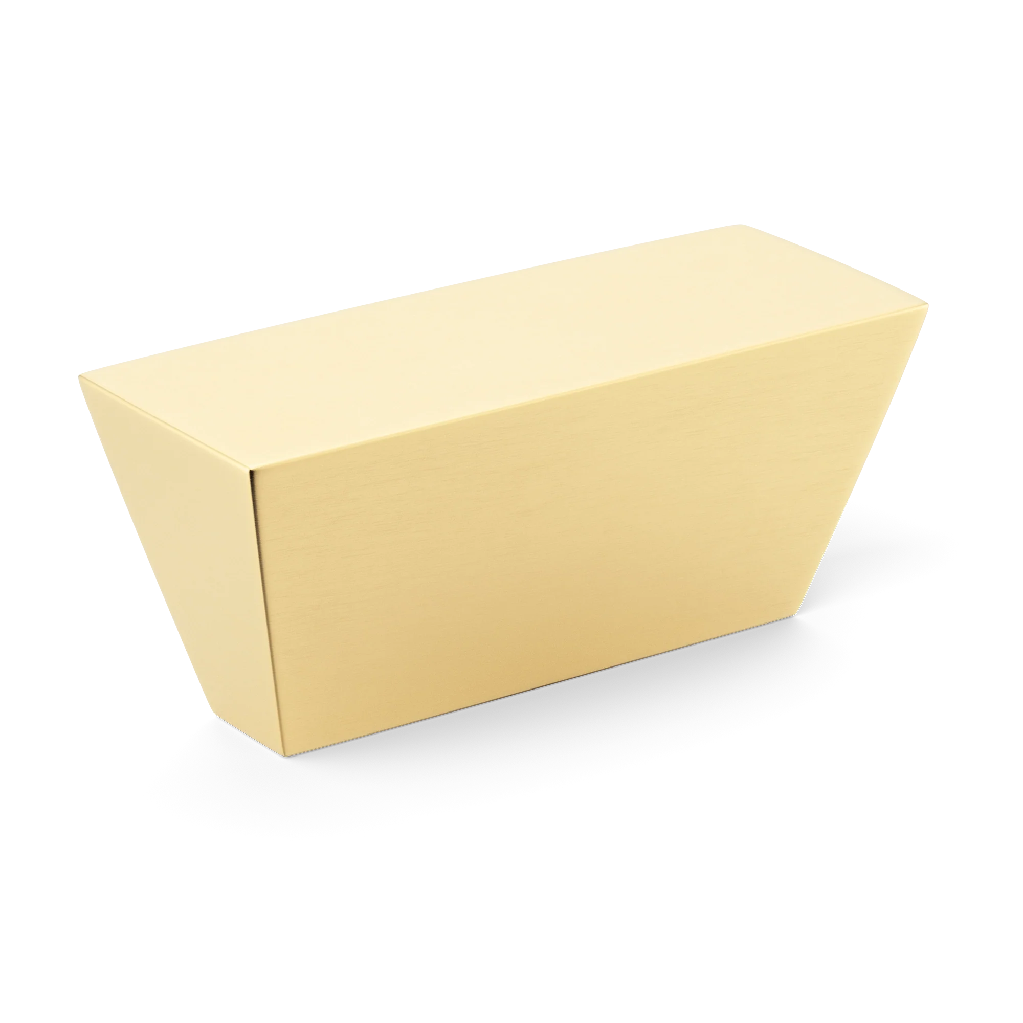 Armac Martin Croxford Finger Pull in 50mm / Satin Brass Unlacquered