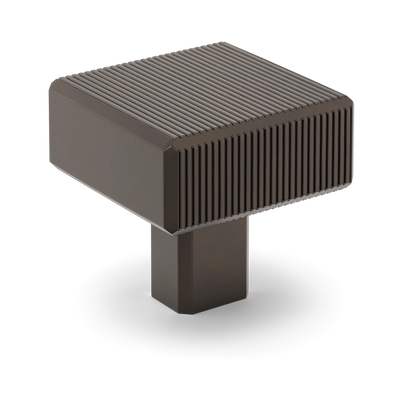Armac Martin Digbeth Ridged Knob without Backplate in 32mm / Dark Bronze