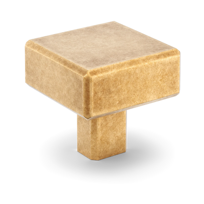 Armac Martin Digbeth Plain Cabinet Knob without Backplate in 32mm / Burnished Brass