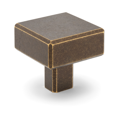 Armac Martin Digbeth Plain Cabinet Knob without Backplate in 32mm / Dark Aged Brass