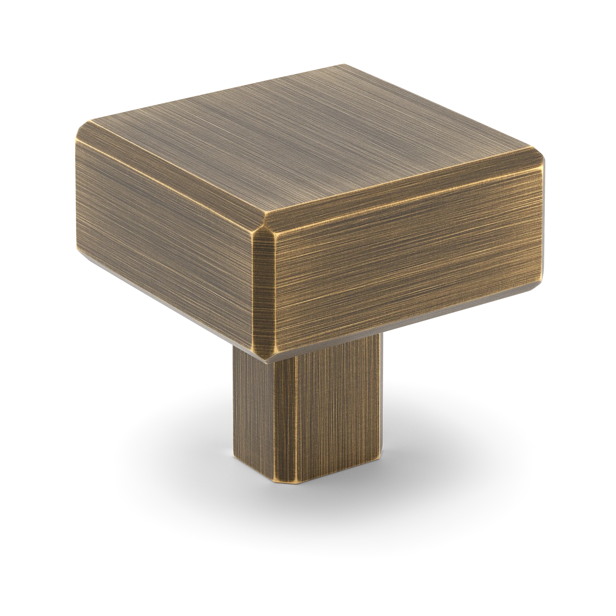 Armac Martin Digbeth Plain Cabinet Knob without Backplate in 32mm / Satin Antique Satin Lacquered