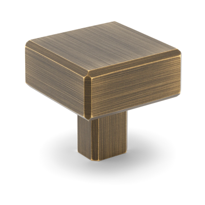 Armac Martin Digbeth Plain Cabinet Knob without Backplate in 32mm / Satin Antique Satin Lacquered