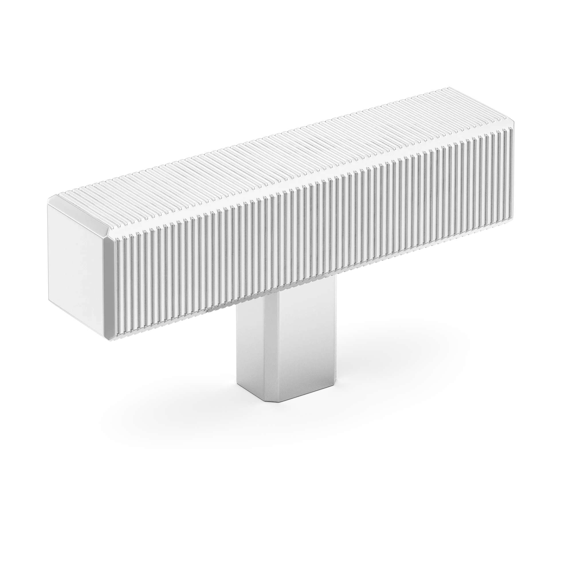 Armac Martin Digbeth Ridged T-bar without Backplate in 67mm / Polished Chrome Plate