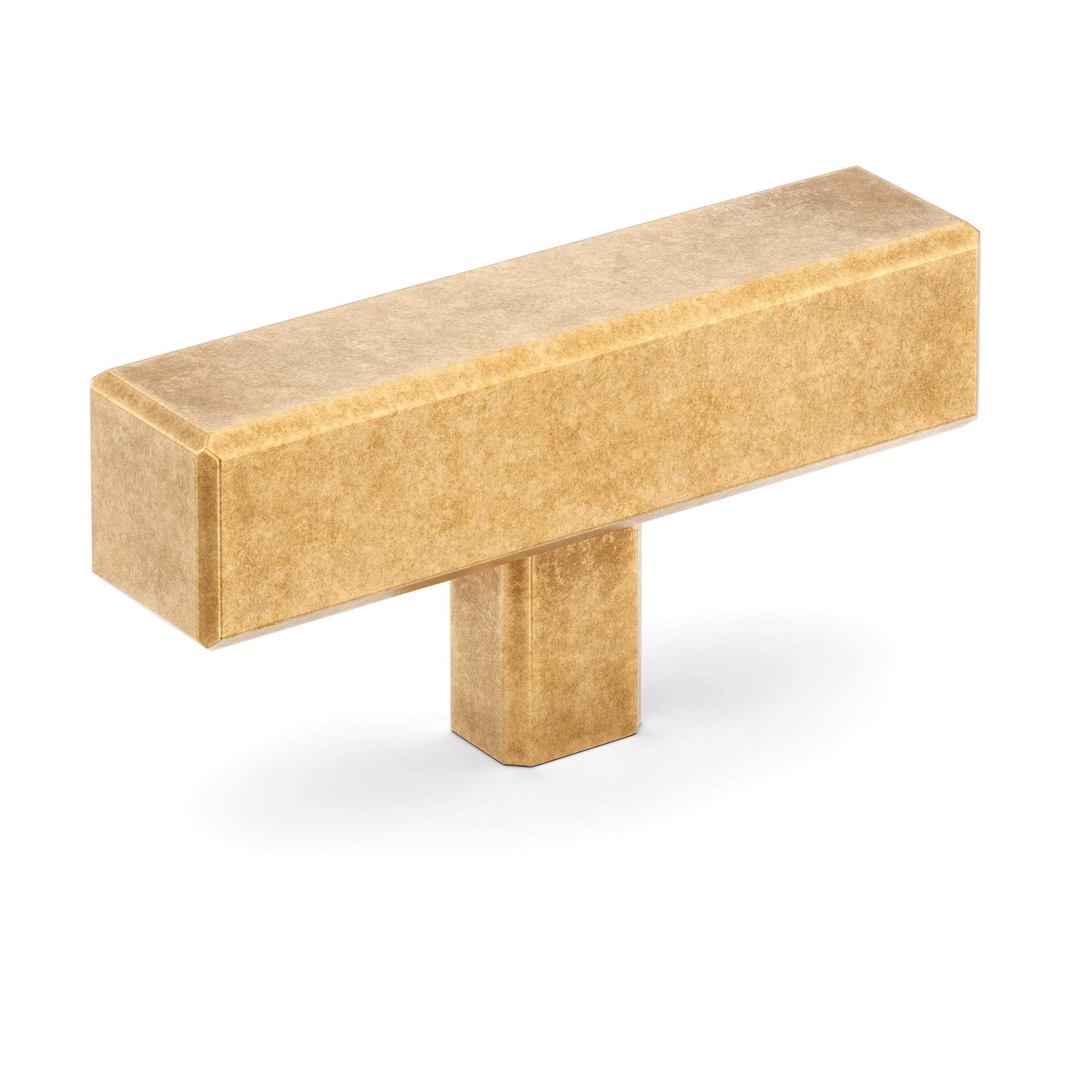 Armac Martin Digbeth Plain T-bar without Backplate in 67mm / Burnished Brass