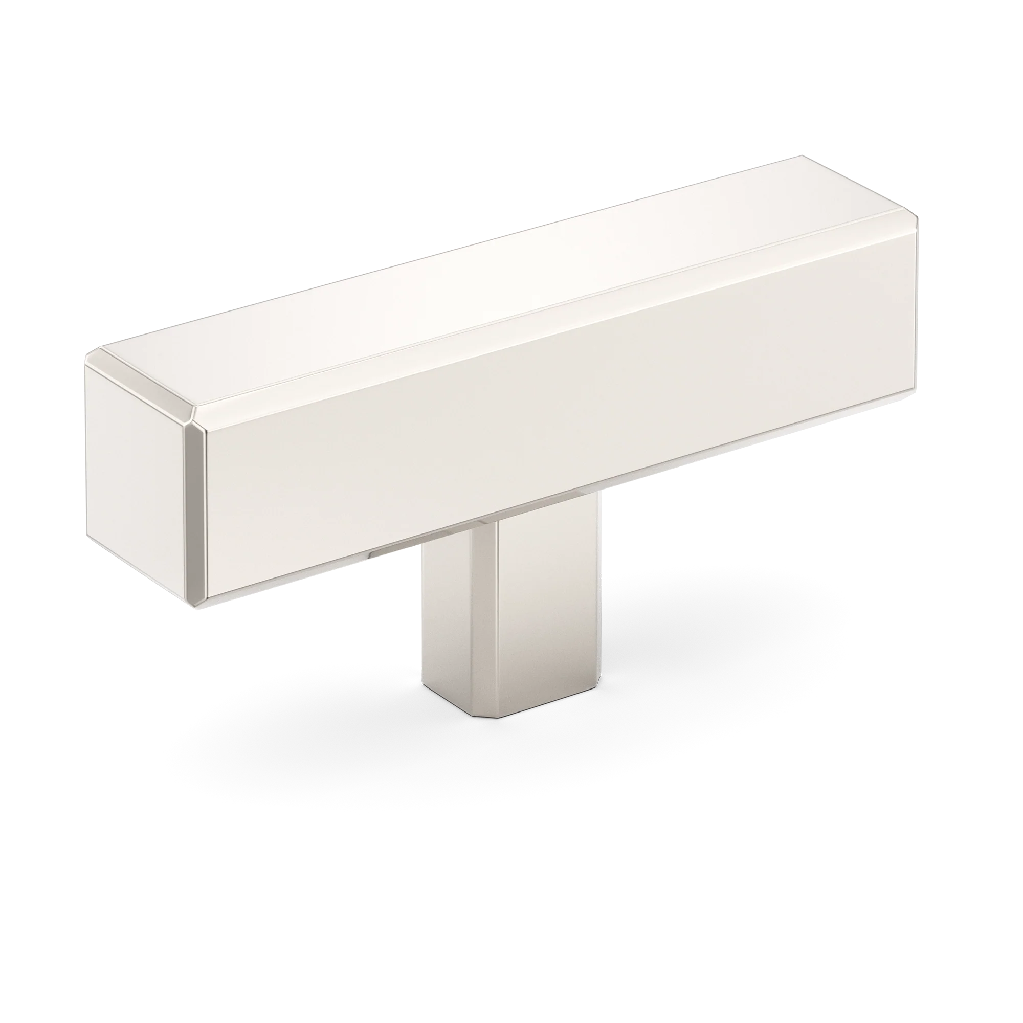 Armac Martin Digbeth Plain T-bar without Backplate in 67mm / Polished Nickel Plate