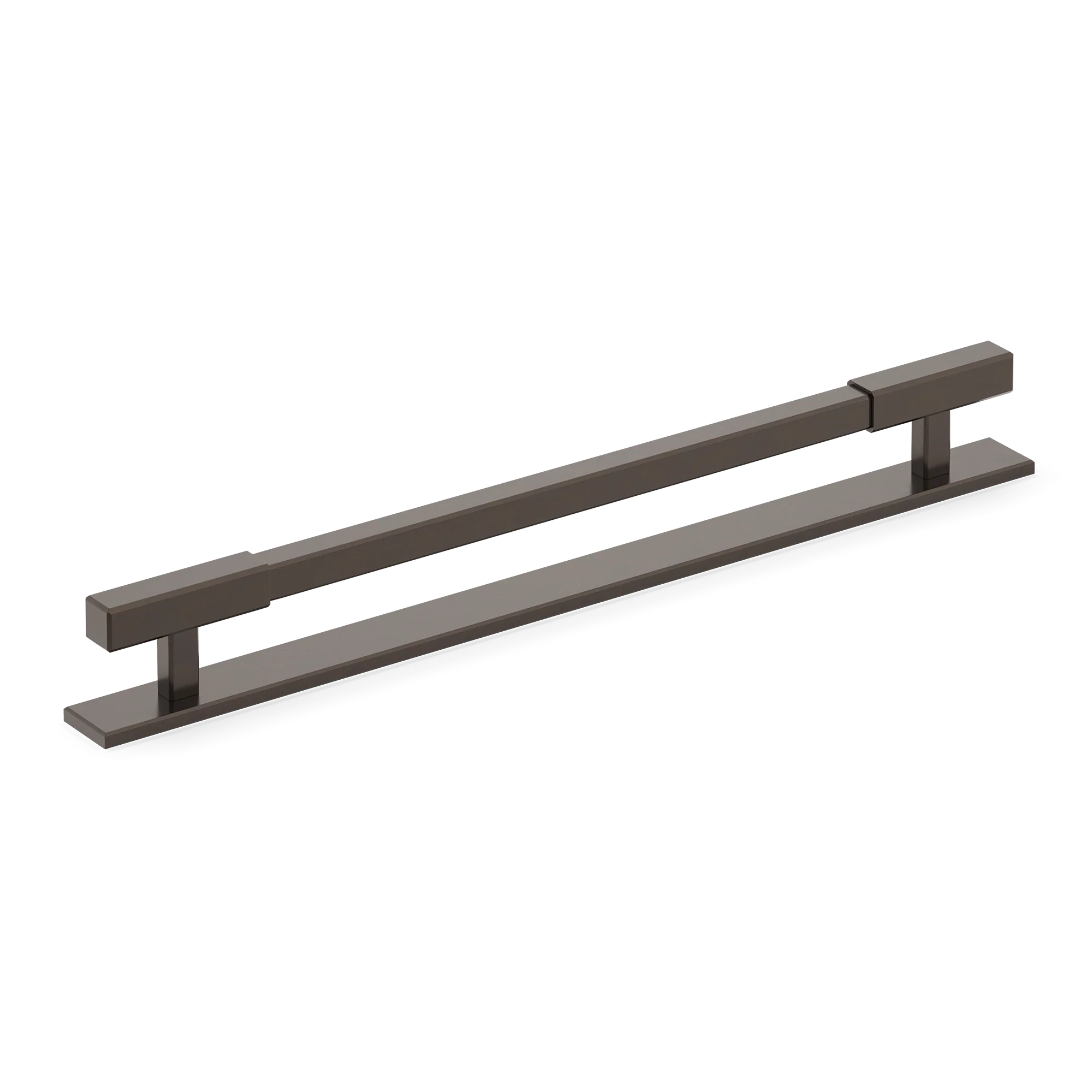 Armac Martin Digbeth Plain Appliance Pull with Backplate in 384mm / Dark Bronze