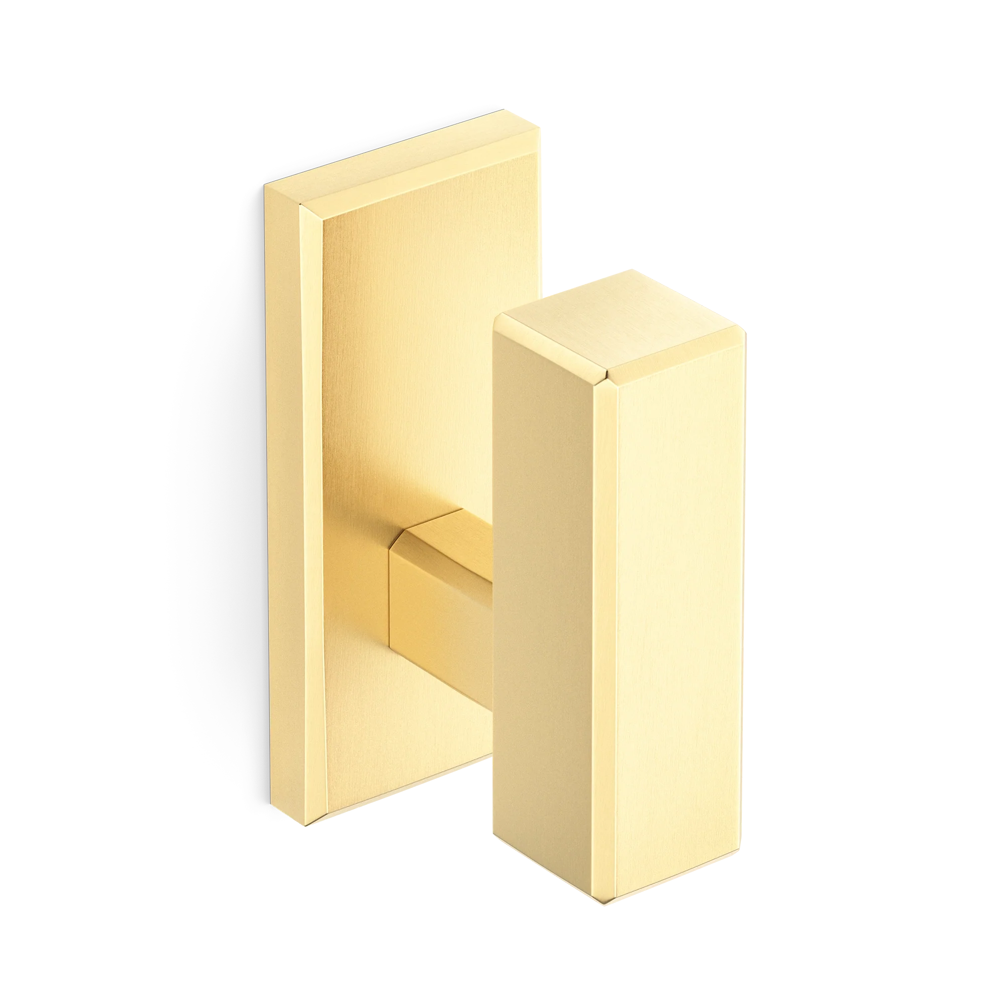 Armac Martin Digbeth Plain Hook in 48mm / Satin Brass Unlacquered
