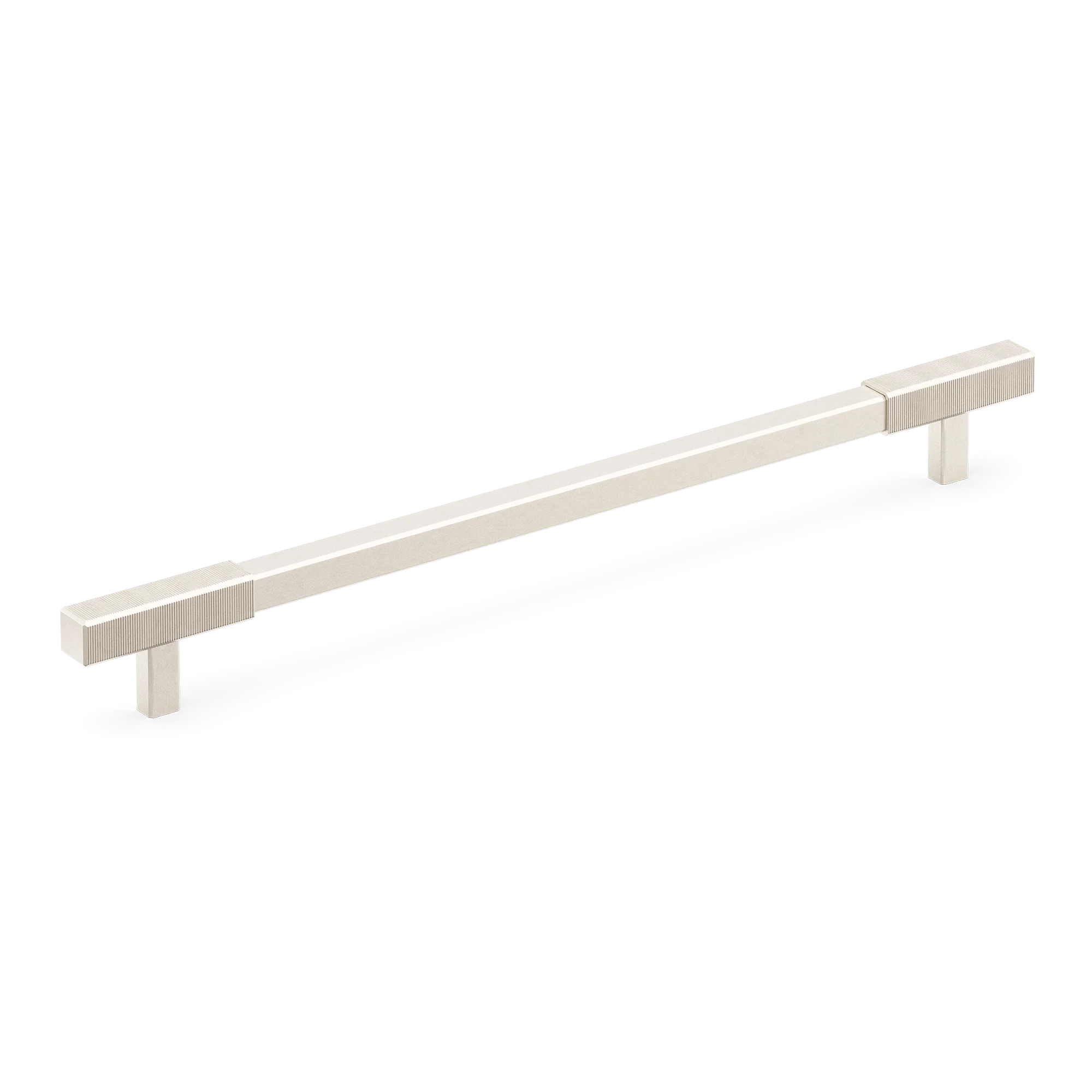 Armac Martin Digbeth Ridged Appliance Pull without Backplate in 384mm / Satin Nickel Plate