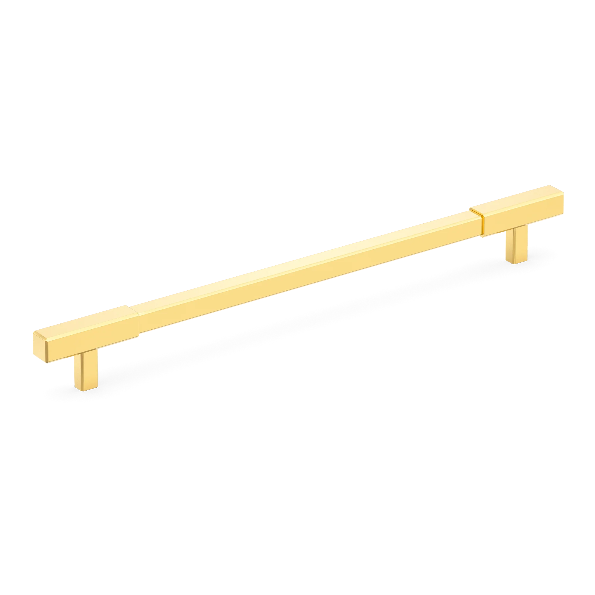 Armac Martin Digbeth Plain Appliance Pull without Backplate in 384mm / Polished Brass Lacquered