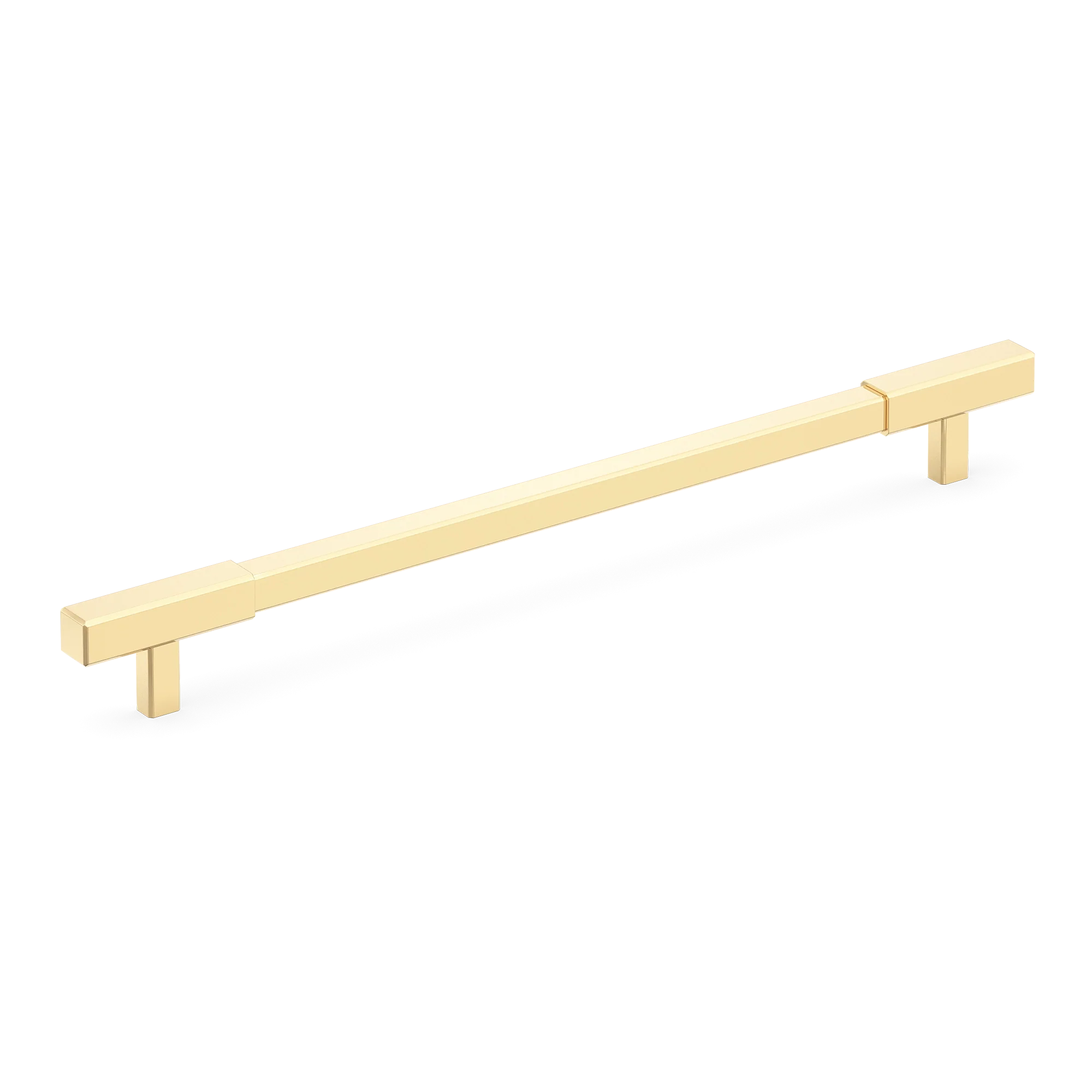 Armac Martin Digbeth Plain Appliance Pull without Backplate in 384mm / Polished Brass Unlacquered