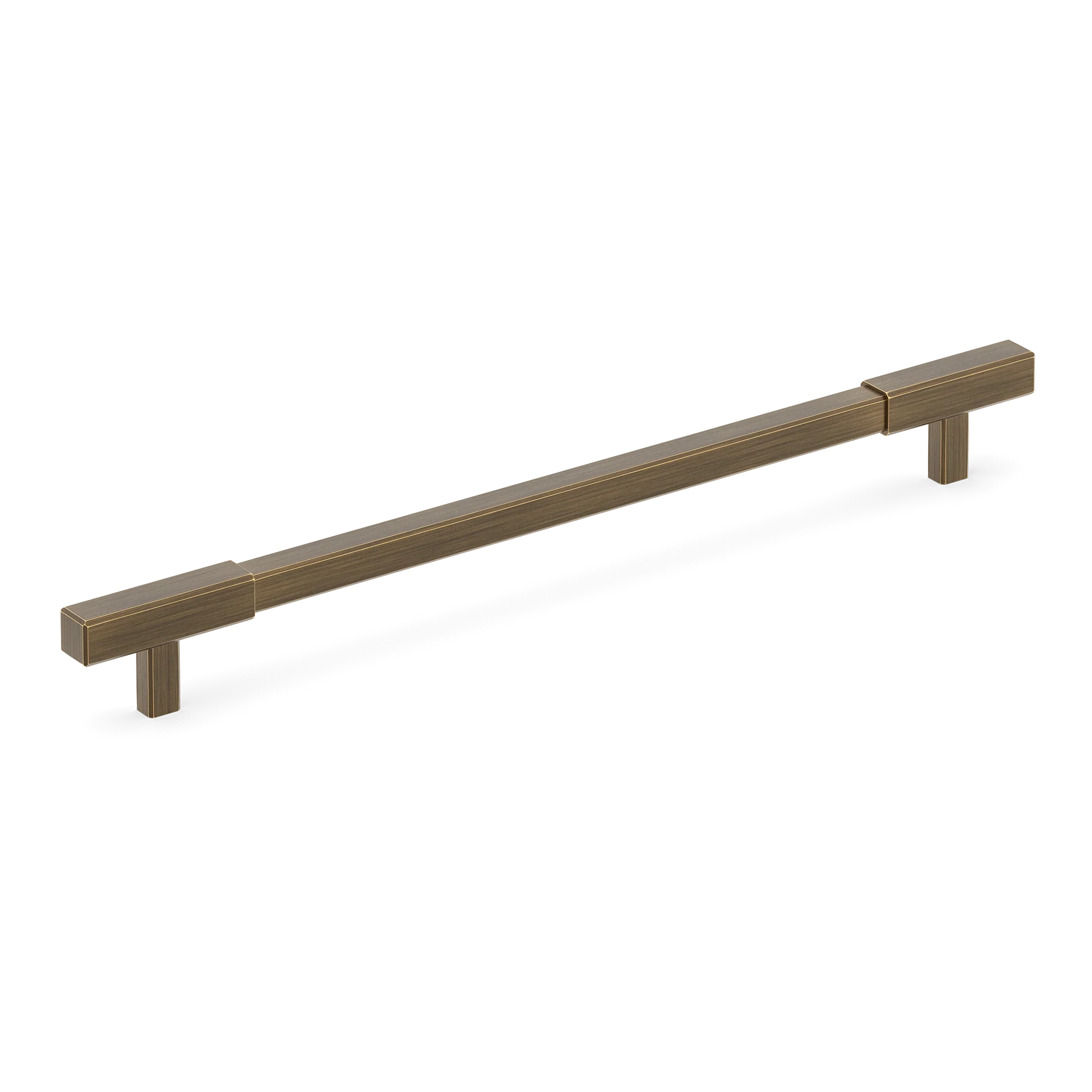 Armac Martin Digbeth Plain Appliance Pull without Backplate in 384mm / Satin Antique Satin Lacquered