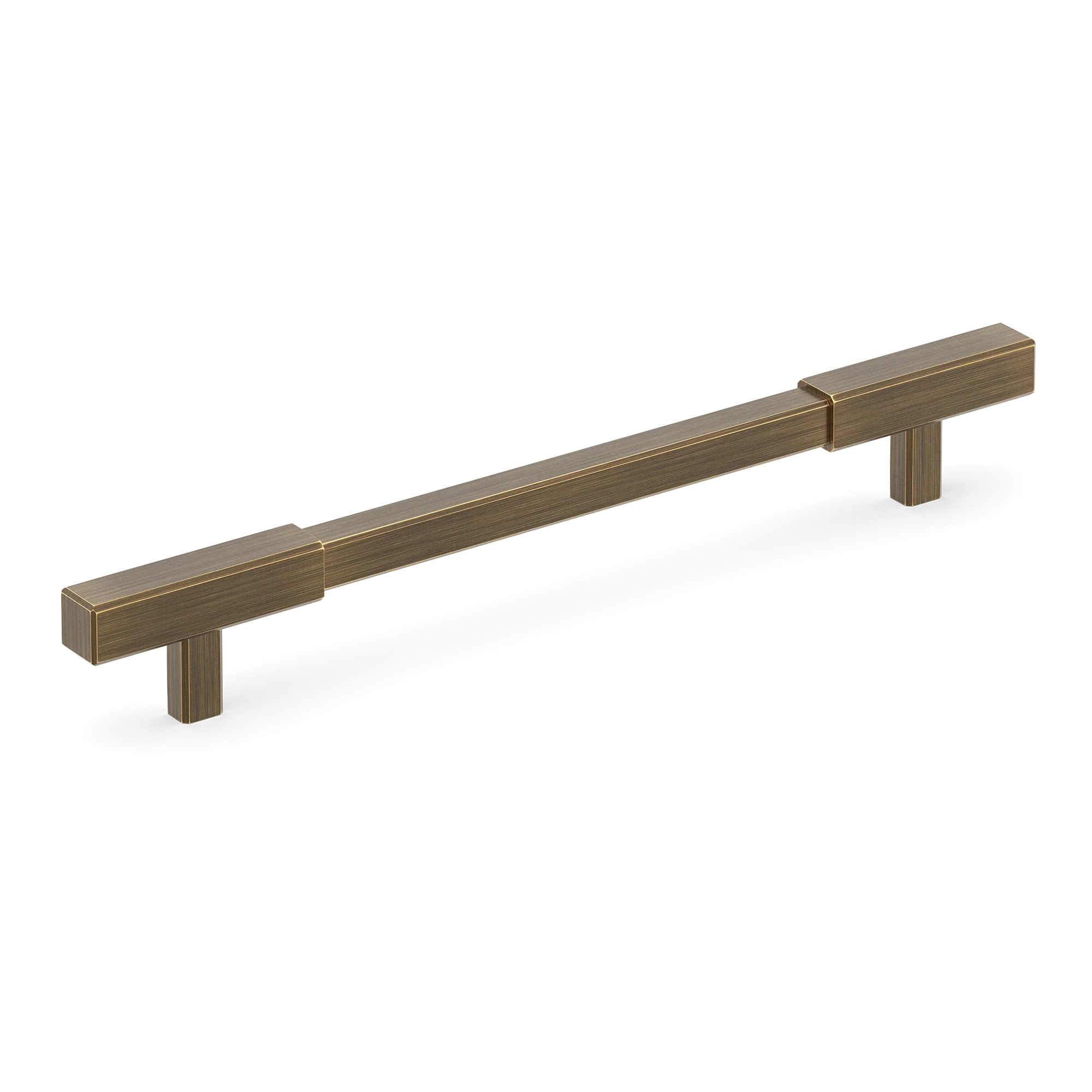 Armac Martin Digbeth Plain Cabinet Handle without Backplate in 128mm / Satin Antique Satin Lacquered