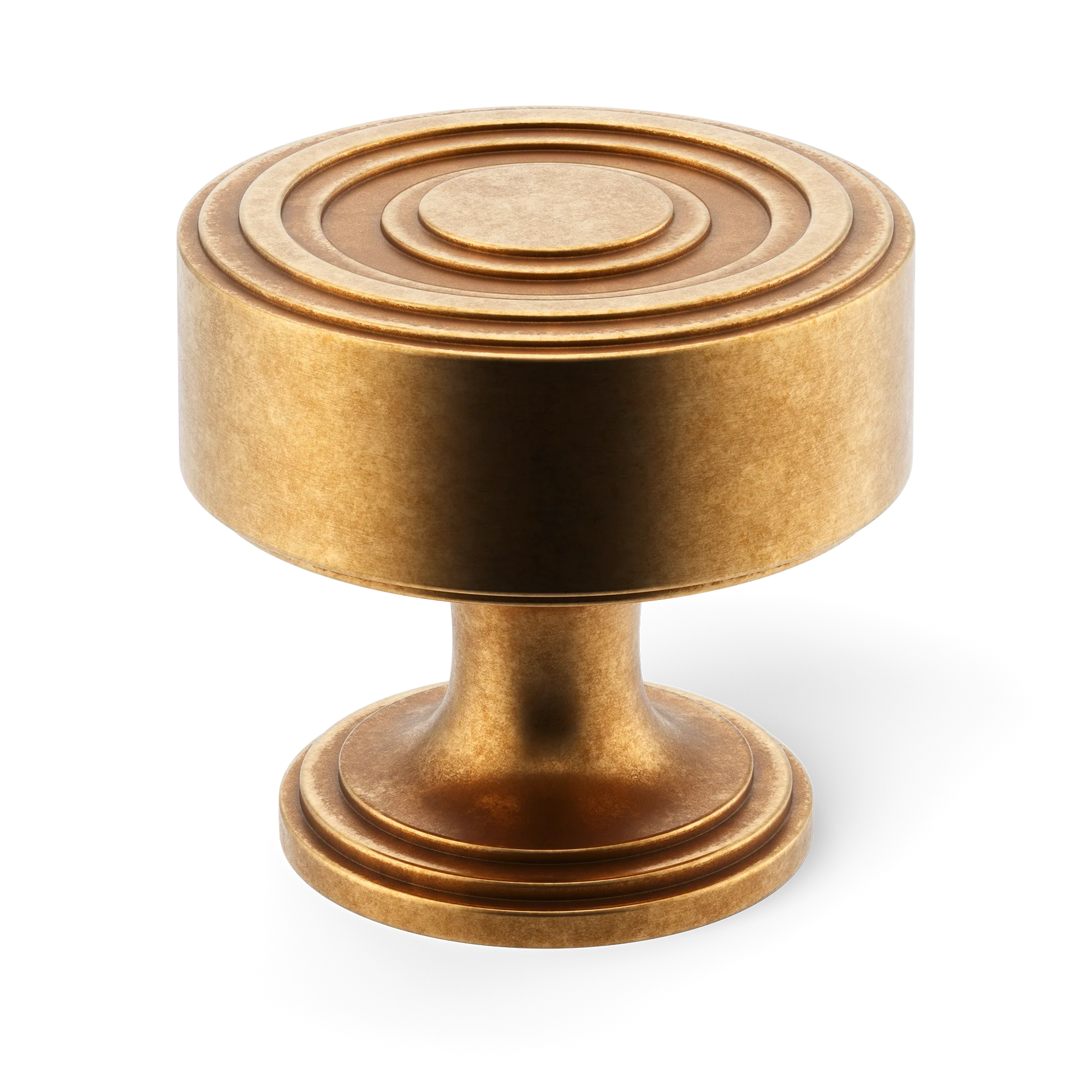 Armac Martin Dougan Cabinet Knob in 25mm / Burnished Brass