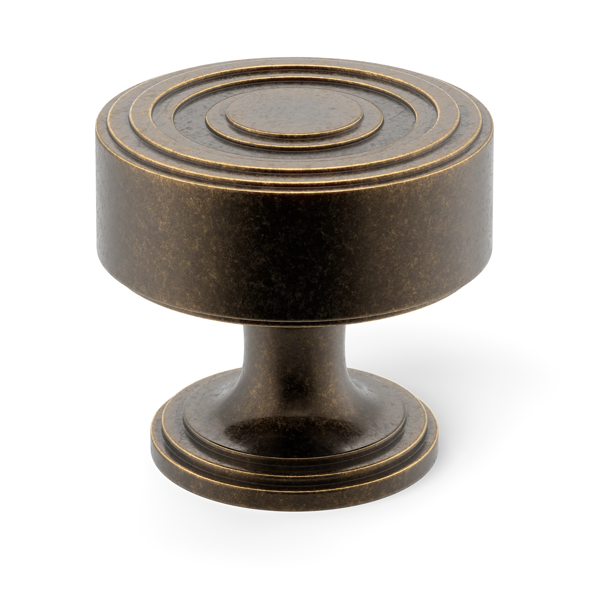 Armac Martin Dougan Cabinet Knob in 25mm / Dark Aged Brass