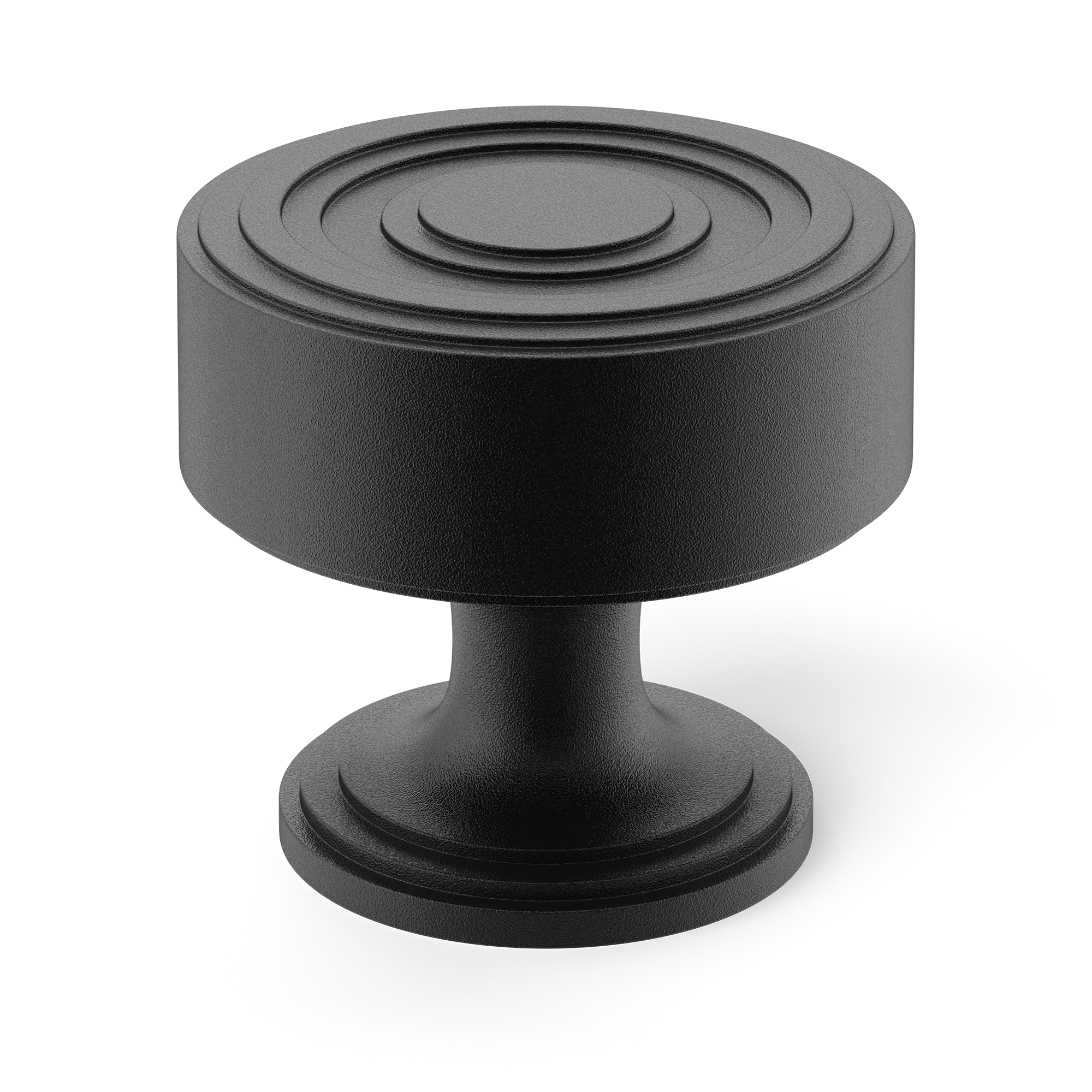Armac Martin Dougan Cabinet Knob in 25mm / Matt Black Lacquered