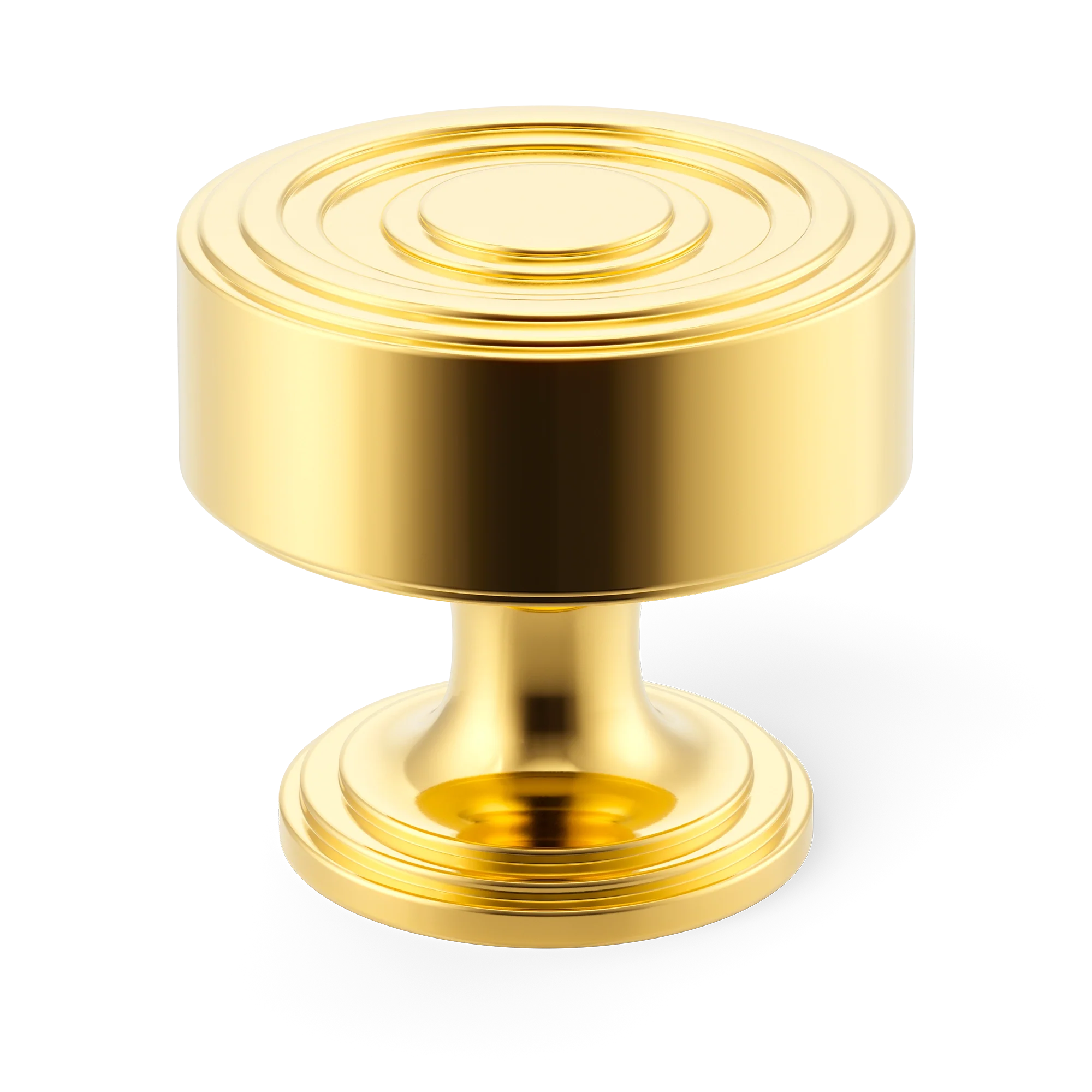 Armac Martin Dougan Cabinet Knob in 25mm / Polished Brass Lacquered